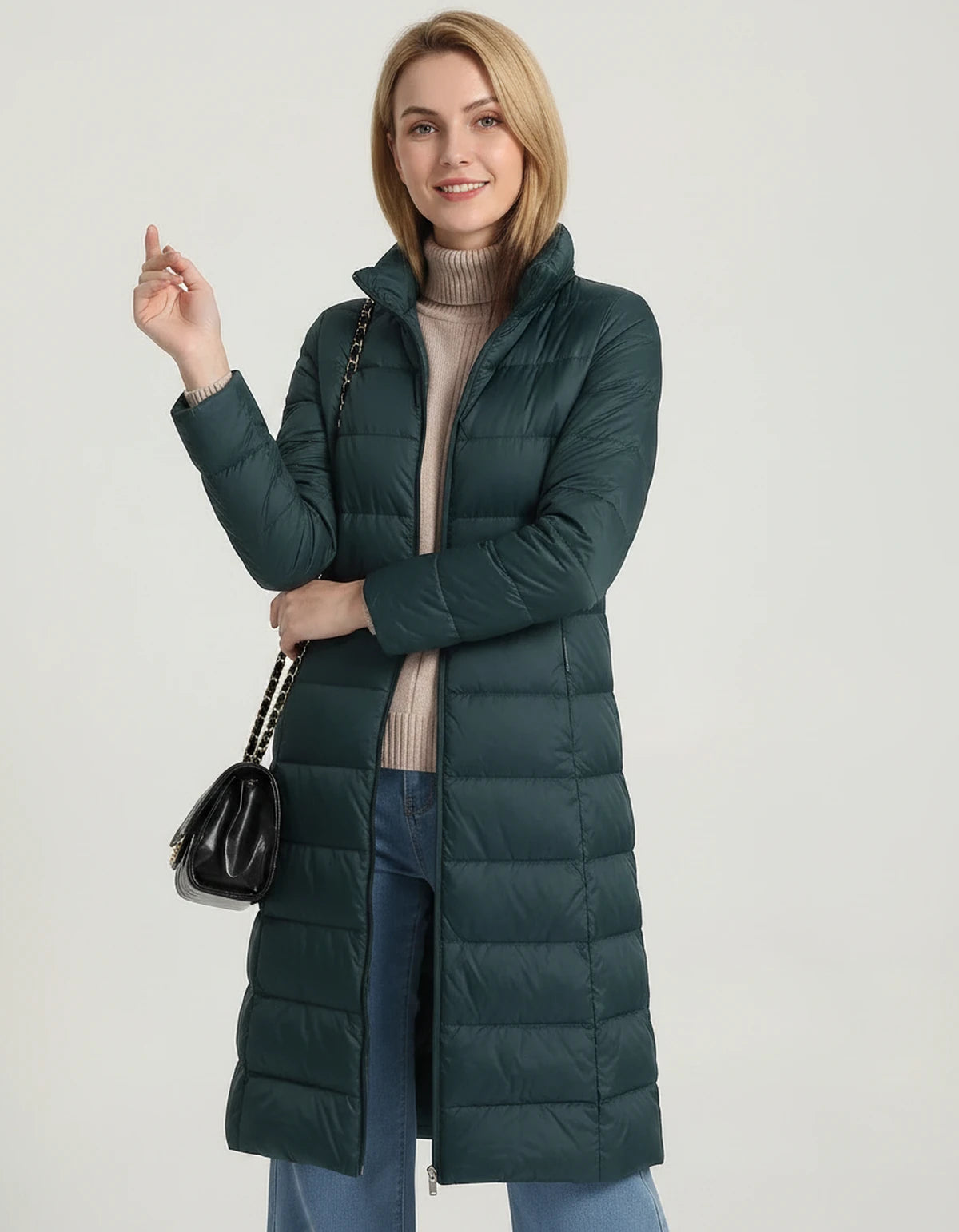 Leandra Jacket — Green | SKU: SD-86751-green-XS,SD-86751-green-S,SD-86751-green-M,SD-86751-green-L,SD-86751-green-XL,SD-86751-green-2XL