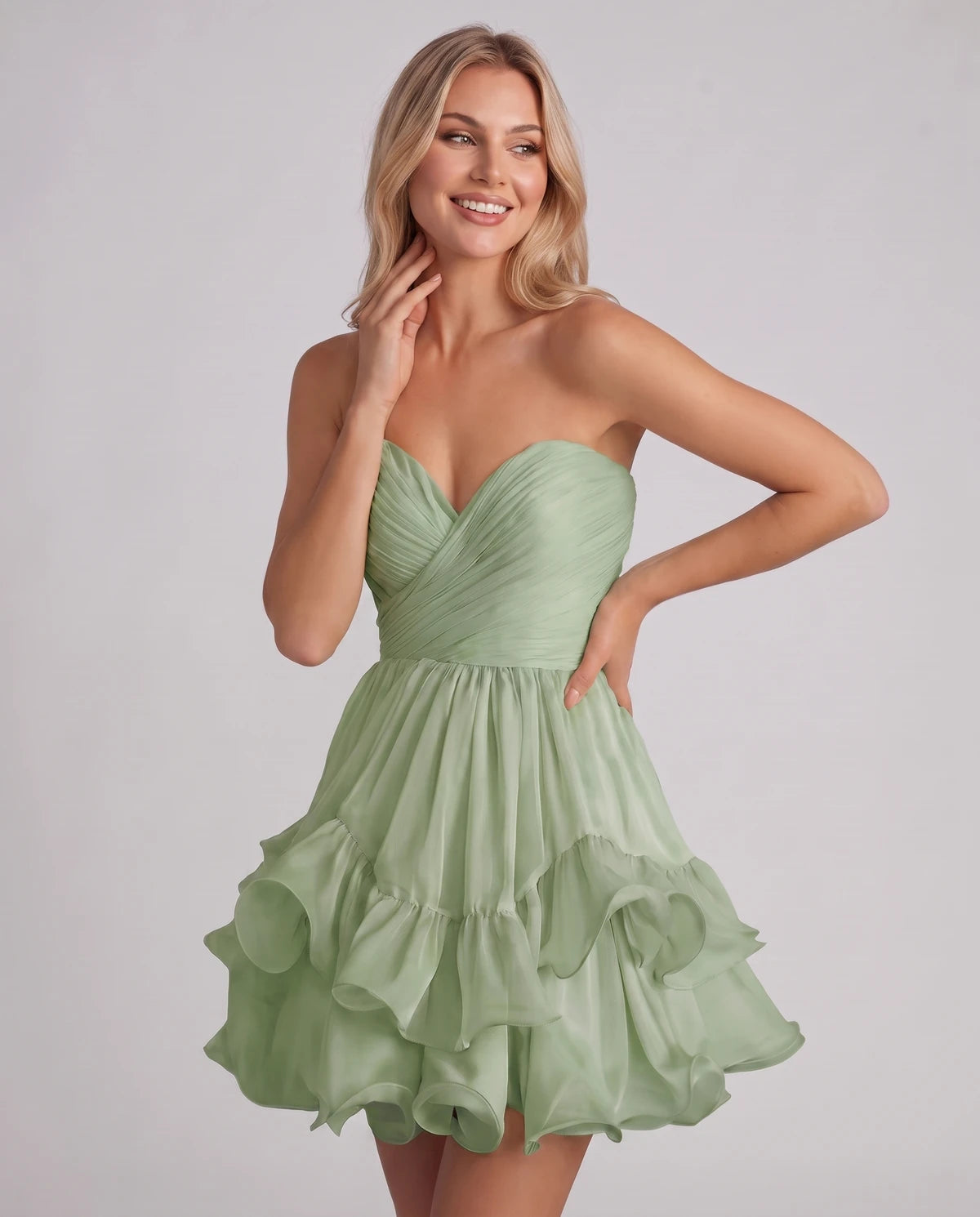 Lenora Mini Dress — Dusty Sage | SKU: SD-60944-dustysage-2,SD-60944-dustysage-4,SD-60944-dustysage-6,SD-60944-dustysage-8,SD-60944-dustysage-10,SD-60944-dustysage-12,SD-60944-dustysage-14,SD-60944-dustysage-16,SD-60944-dustysage-16W,SD-60944-dustysage-18W,SD-60944-dustysage-20W,SD-60944-dustysage-22W