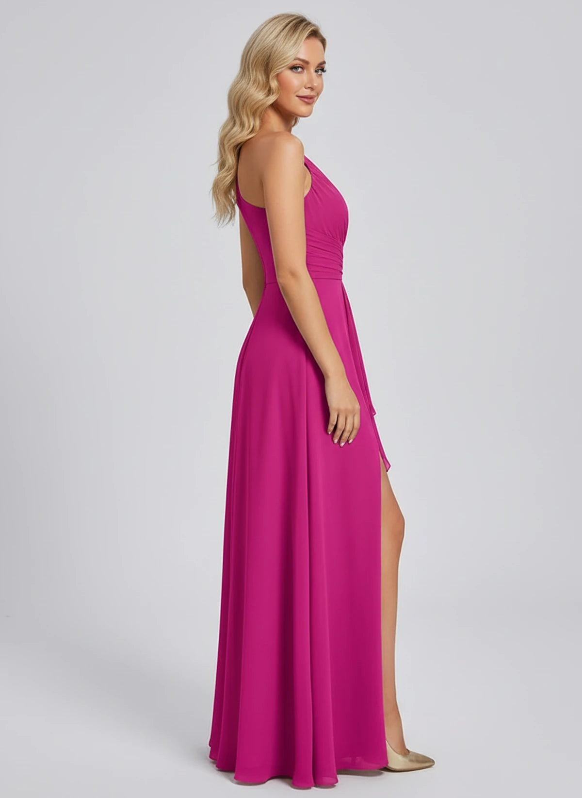 Leontine Maxi Dress — Hot Pink | SKU: SD-59248-hotpink-2,SD-59248-hotpink-4,SD-59248-hotpink-6,SD-59248-hotpink-8,SD-59248-hotpink-10,SD-59248-hotpink-12,SD-59248-hotpink-14,SD-59248-hotpink-16,SD-59248-hotpink-16W,SD-59248-hotpink-18W,SD-59248-hotpink-20W,SD-59248-hotpink-22W