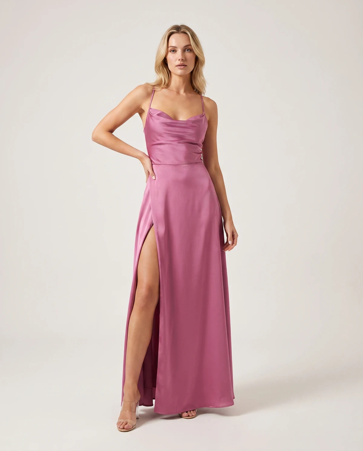 Liberty Maxi Dress — Pink | SKU: SD-98490-pink-XS,SD-98490-pink-S,SD-98490-pink-M,SD-98490-pink-L,SD-98490-pink-XL,SD-98490-pink-2XL
