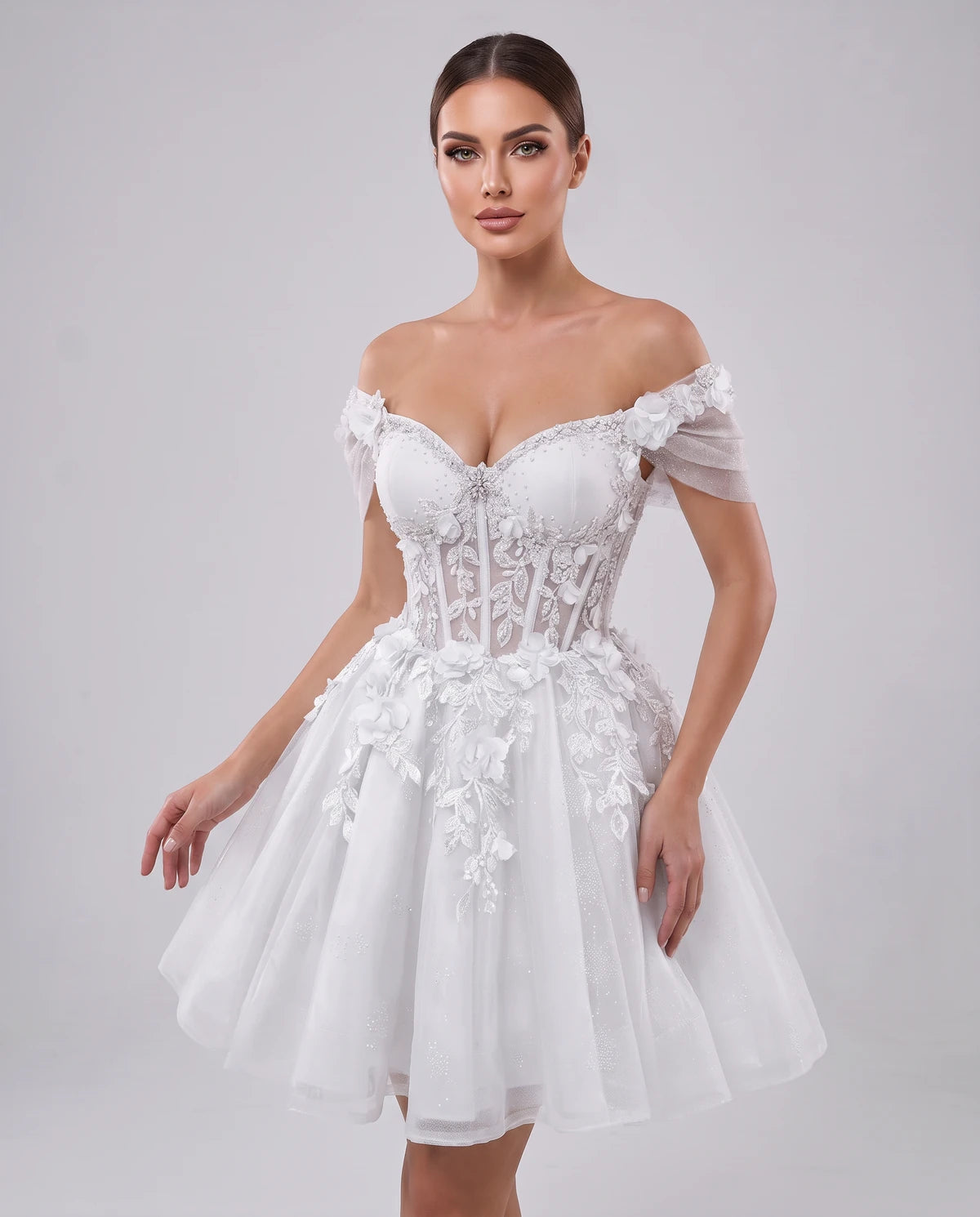 Lisbeth Mini Dress — White