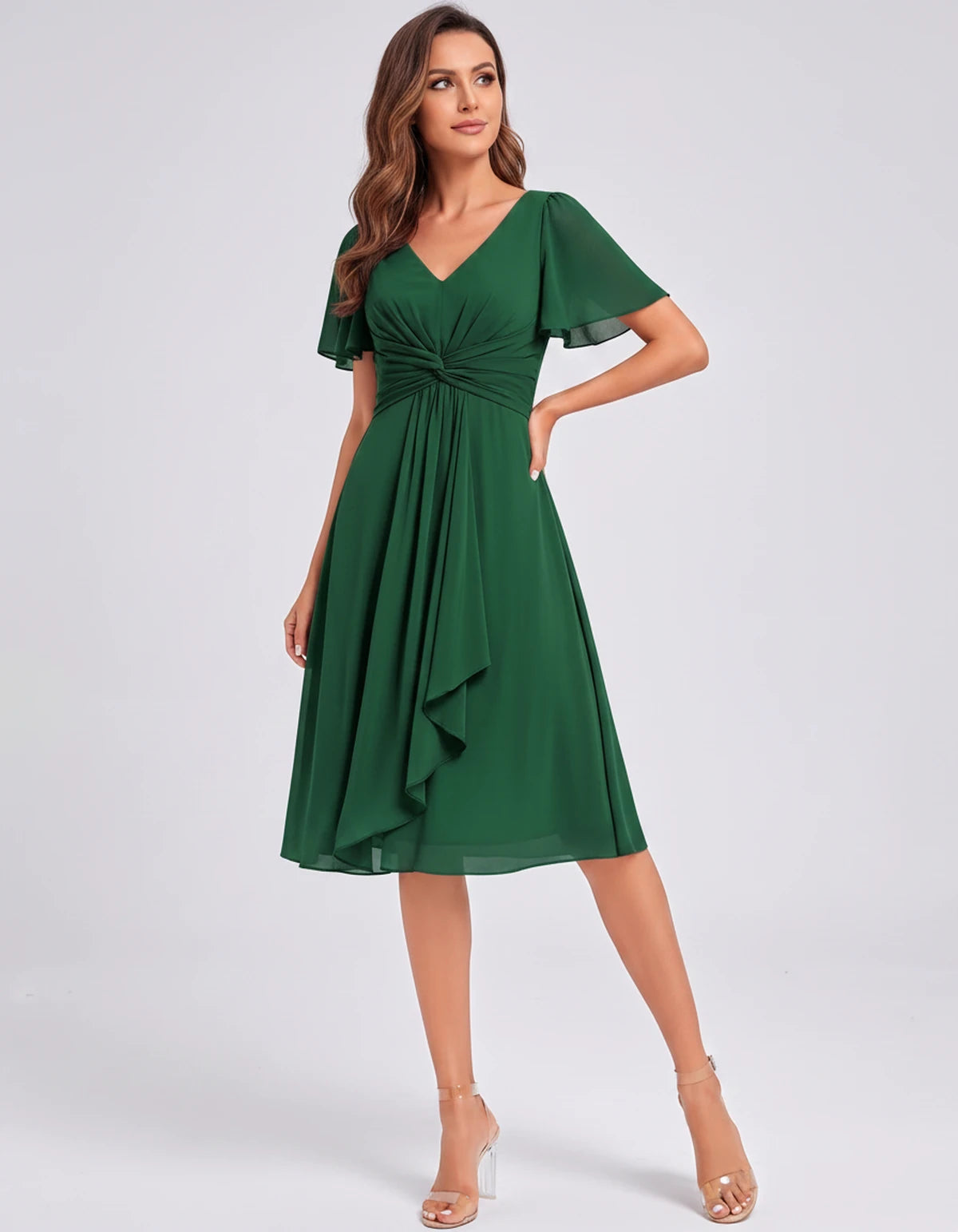 Lisbonne Mini Dress — Emerald | SKU: SD-84650-emerald-2,SD-84650-emerald-4,SD-84650-emerald-6,SD-84650-emerald-8,SD-84650-emerald-10,SD-84650-emerald-12,SD-84650-emerald-14,SD-84650-emerald-16,SD-84650-emerald-16W,SD-84650-emerald-18W,SD-84650-emerald-20W,SD-84650-emerald-22W