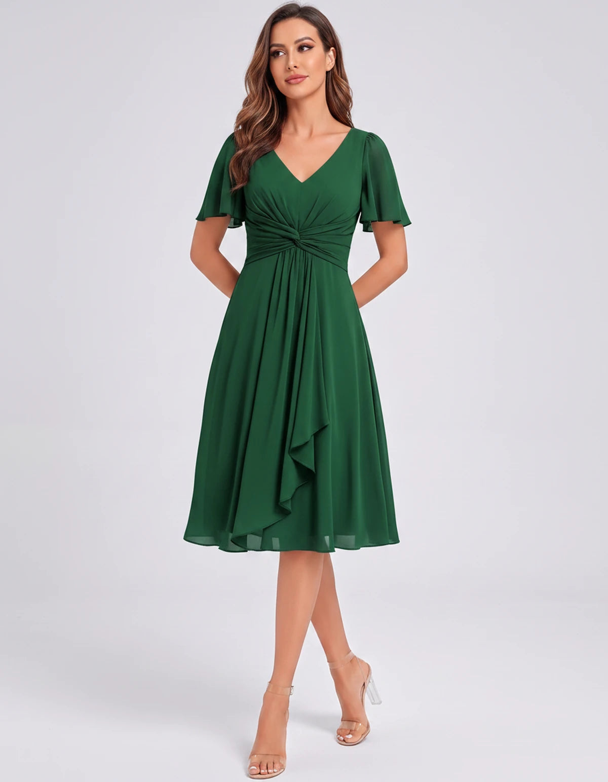 Lisbonne Mini Dress — Emerald | SKU: SD-84650-emerald-2,SD-84650-emerald-4,SD-84650-emerald-6,SD-84650-emerald-8,SD-84650-emerald-10,SD-84650-emerald-12,SD-84650-emerald-14,SD-84650-emerald-16,SD-84650-emerald-16W,SD-84650-emerald-18W,SD-84650-emerald-20W,SD-84650-emerald-22W