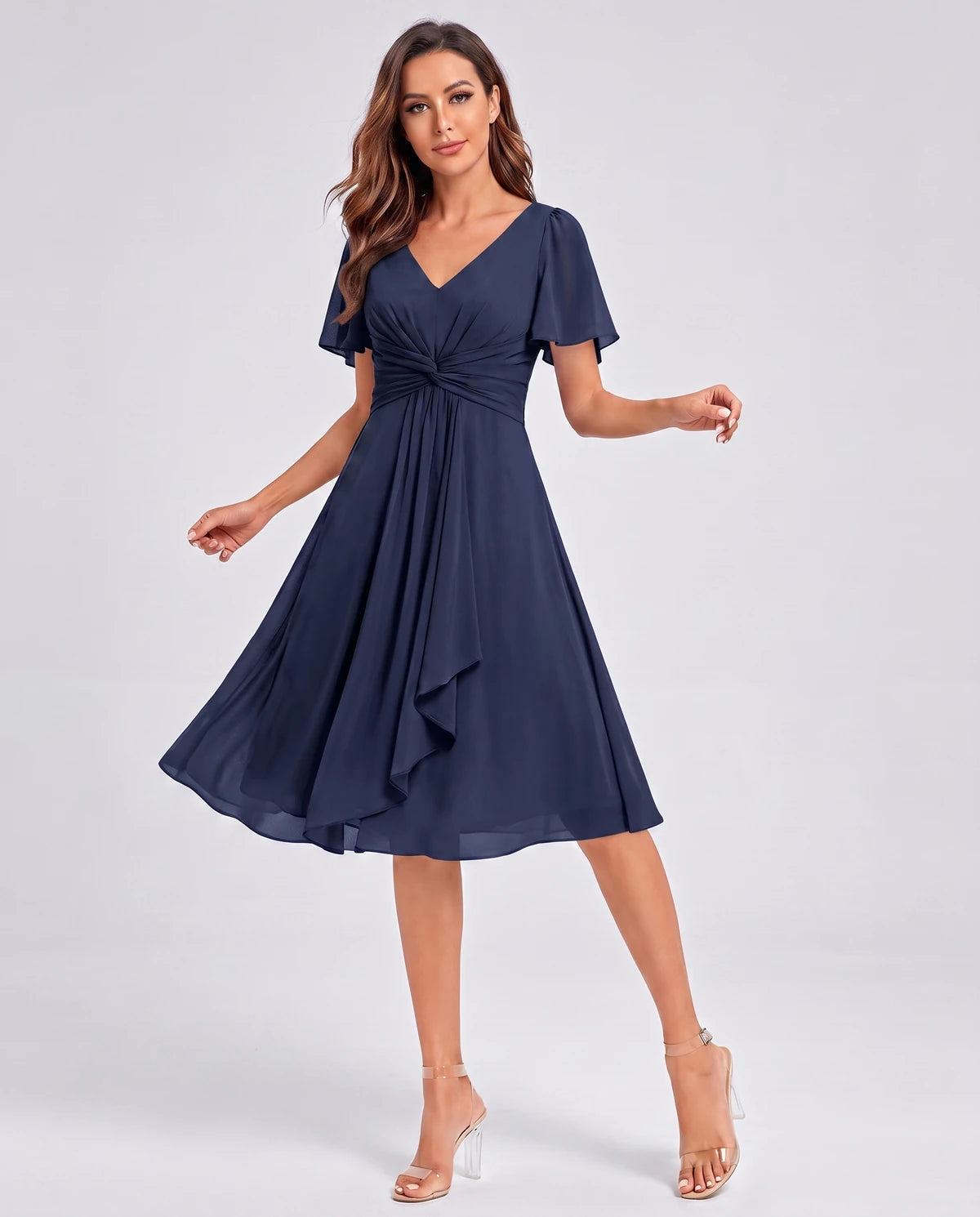 Lisbonne Mini Dress — Navy