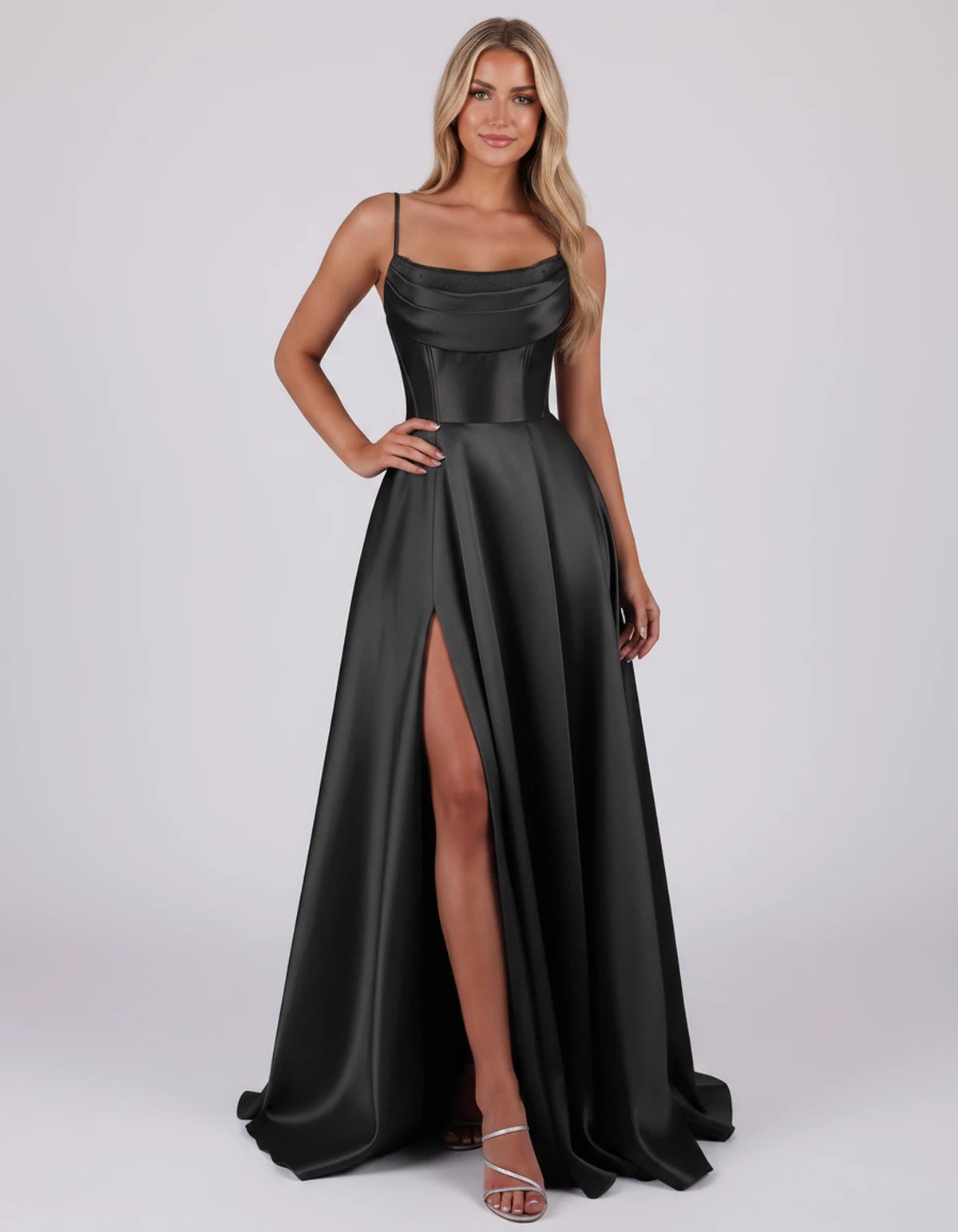 Liviana Maxi Dress — Black | SKU: SD-03688-black-2,SD-03688-black-4,SD-03688-black-6,SD-03688-black-8,SD-03688-black-10,SD-03688-black-12,SD-03688-black-14,SD-03688-black-16,SD-03688-black-16W,SD-03688-black-18W,SD-03688-black-20W,SD-03688-black-22W