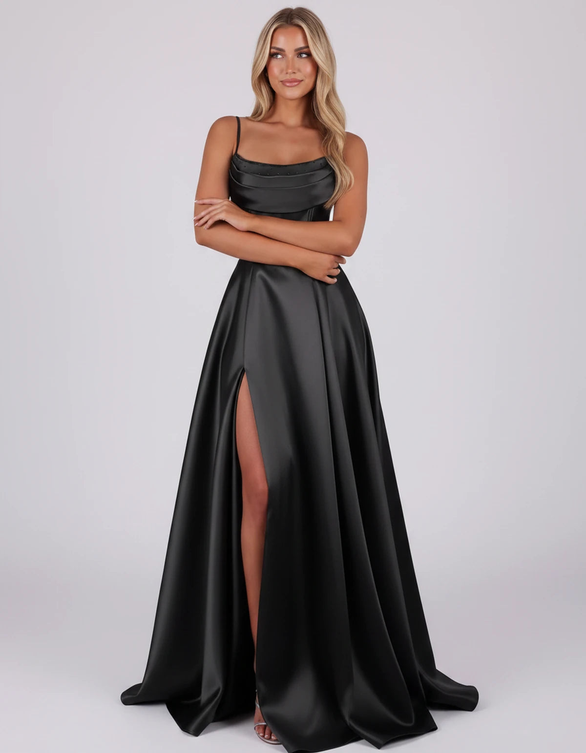Liviana Maxi Dress — Black | SKU: SD-03688-black-2,SD-03688-black-4,SD-03688-black-6,SD-03688-black-8,SD-03688-black-10,SD-03688-black-12,SD-03688-black-14,SD-03688-black-16,SD-03688-black-16W,SD-03688-black-18W,SD-03688-black-20W,SD-03688-black-22W