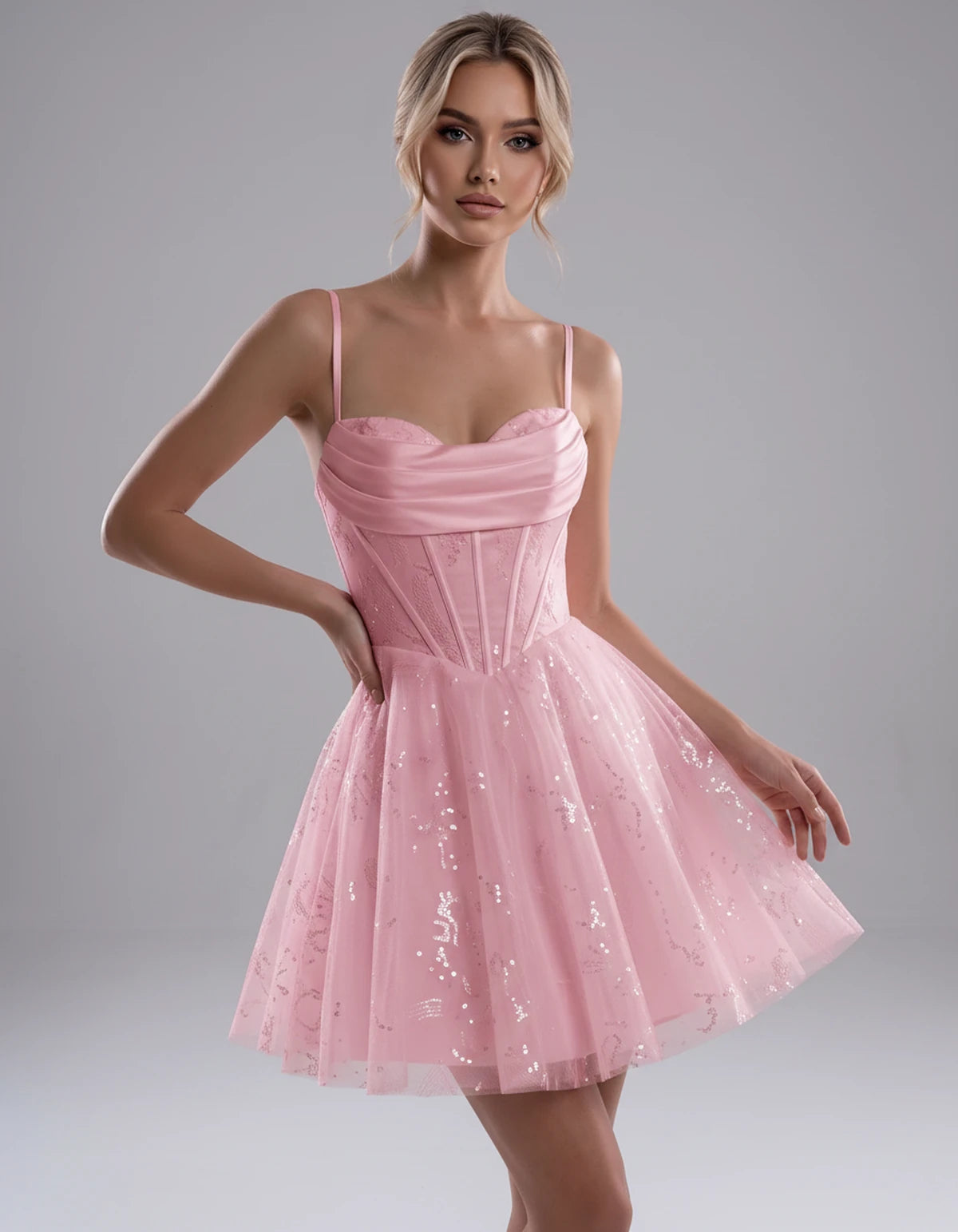 Loreley Mini Dress — Dusty Rose | SKU: SD-42325-dustyrose-2,SD-42325-dustyrose-4,SD-42325-dustyrose-6,SD-42325-dustyrose-8,SD-42325-dustyrose-10,SD-42325-dustyrose-12,SD-42325-dustyrose-14,SD-42325-dustyrose-16,SD-42325-dustyrose-0,SD-42325-dustyrose-18 Plus,SD-42325-dustyrose-22 Plus,SD-42325-dustyrose-26 Plus