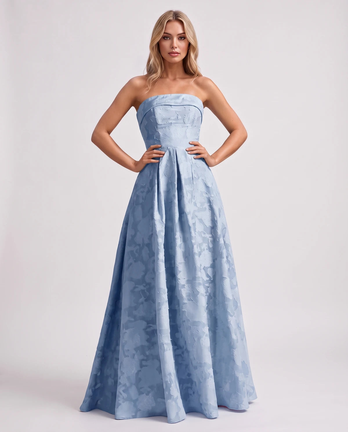 Lumina Maxi Dress — Light Blue