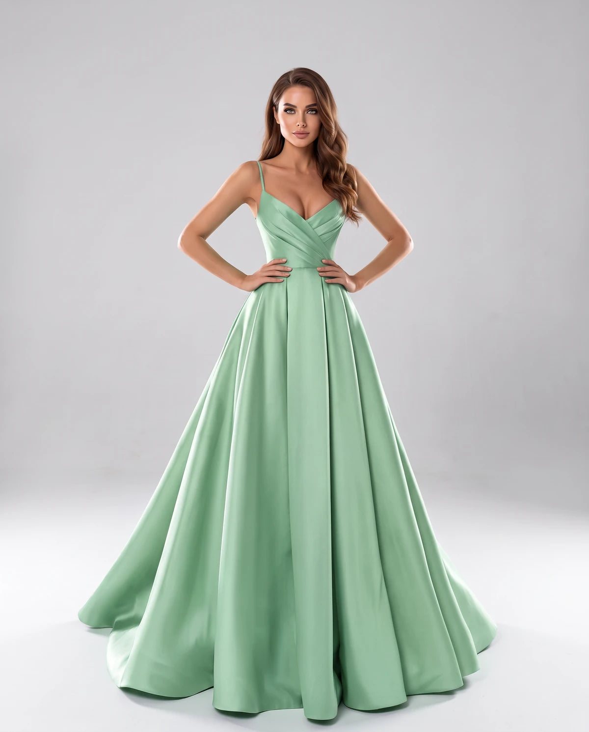 Lunaria Maxi Dress — Sage Green
