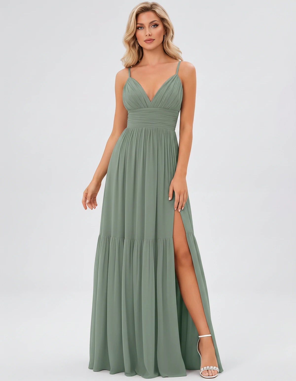 Maisonne Maxi Dress — Dusty Sage | SKU: SD-60880-dustysage-2,SD-60880-dustysage-4,SD-60880-dustysage-6,SD-60880-dustysage-8,SD-60880-dustysage-10,SD-60880-dustysage-12,SD-60880-dustysage-14,SD-60880-dustysage-16,SD-60880-dustysage-16W,SD-60880-dustysage-18W,SD-60880-dustysage-20W,SD-60880-dustysage-22W