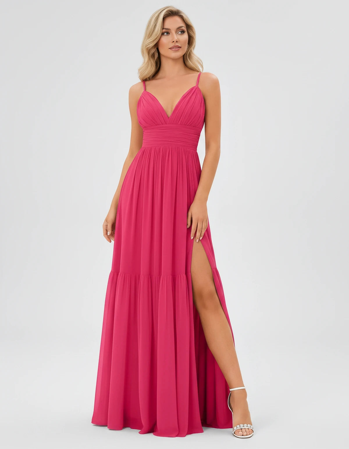 Maisonne Maxi Dress — Hot Pink | SKU: SD-60880-hotpink-2,SD-60880-hotpink-4,SD-60880-hotpink-6,SD-60880-hotpink-8,SD-60880-hotpink-10,SD-60880-hotpink-12,SD-60880-hotpink-14,SD-60880-hotpink-16,SD-60880-hotpink-16W,SD-60880-hotpink-18W,SD-60880-hotpink-20W,SD-60880-hotpink-22W