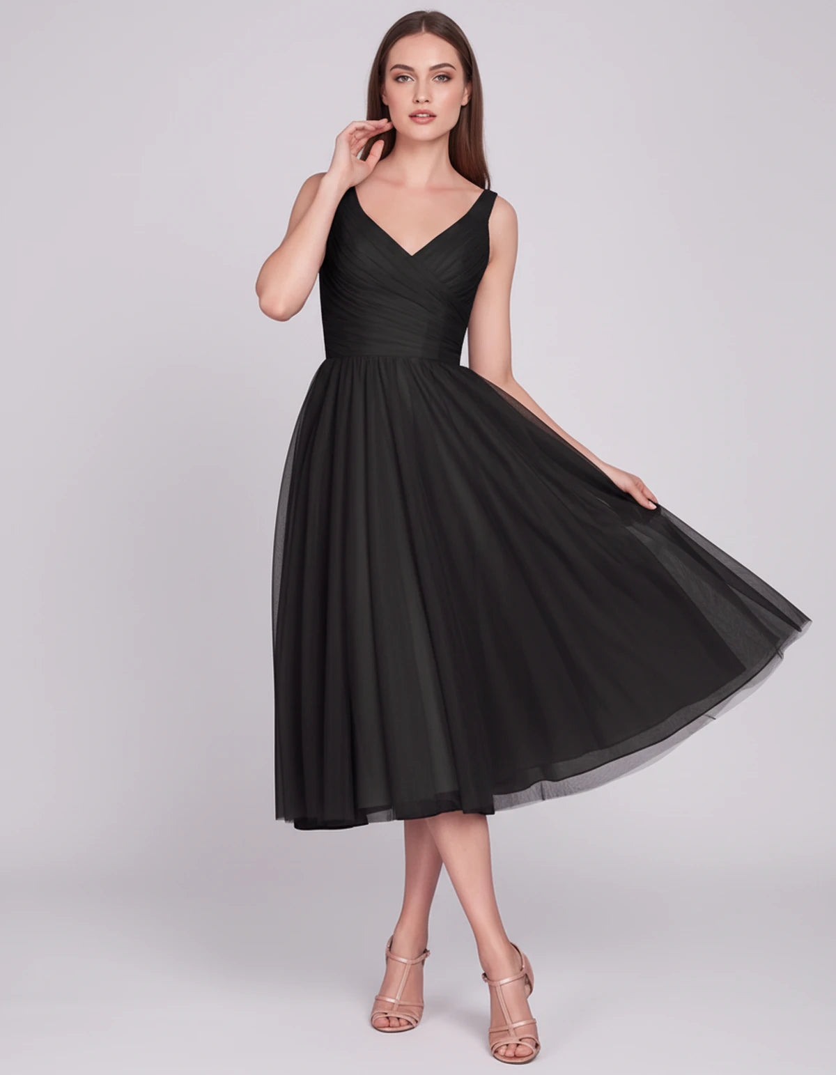 Majorelle Midi Dresses — Black | SKU: SD-96246-black-2,SD-96246-black-4,SD-96246-black-6,SD-96246-black-8,SD-96246-black-10,SD-96246-black-12,SD-96246-black-14,SD-96246-black-16,SD-96246-black-14 Plus,SD-96246-black-18 Plus,SD-96246-black-22 Plus,SD-96246-black-24W