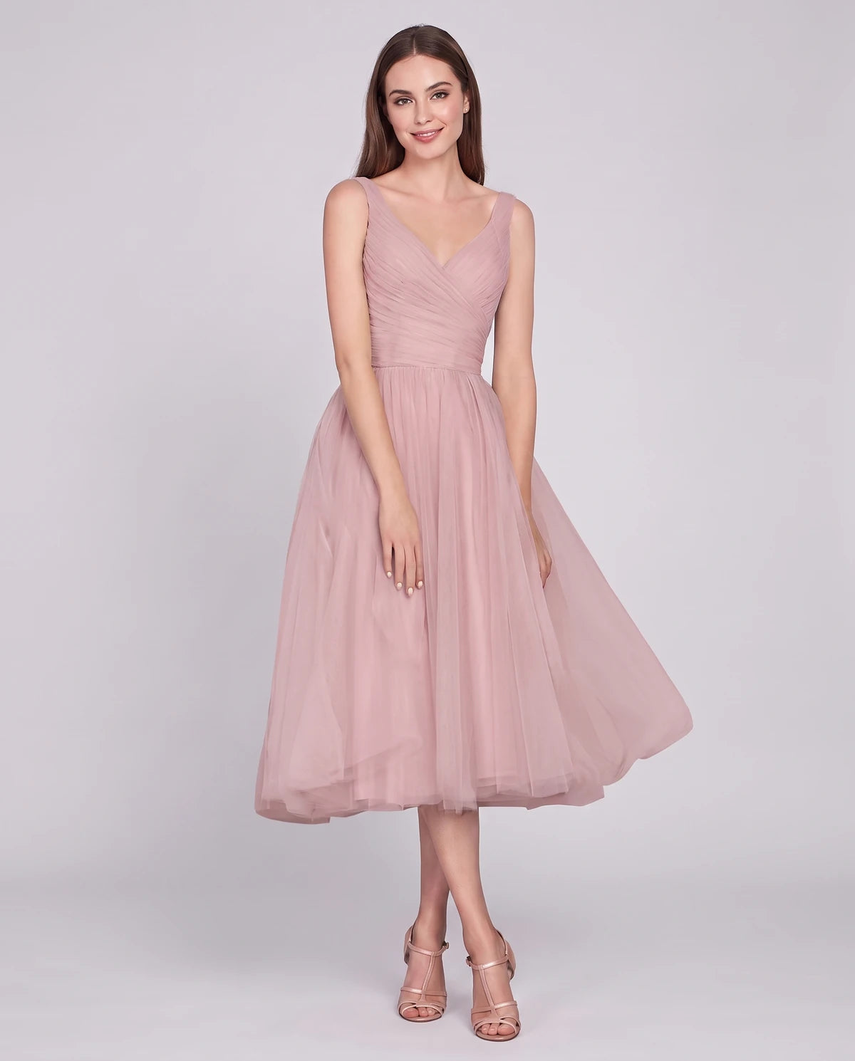 Majorelle Midi Dresses — Pink