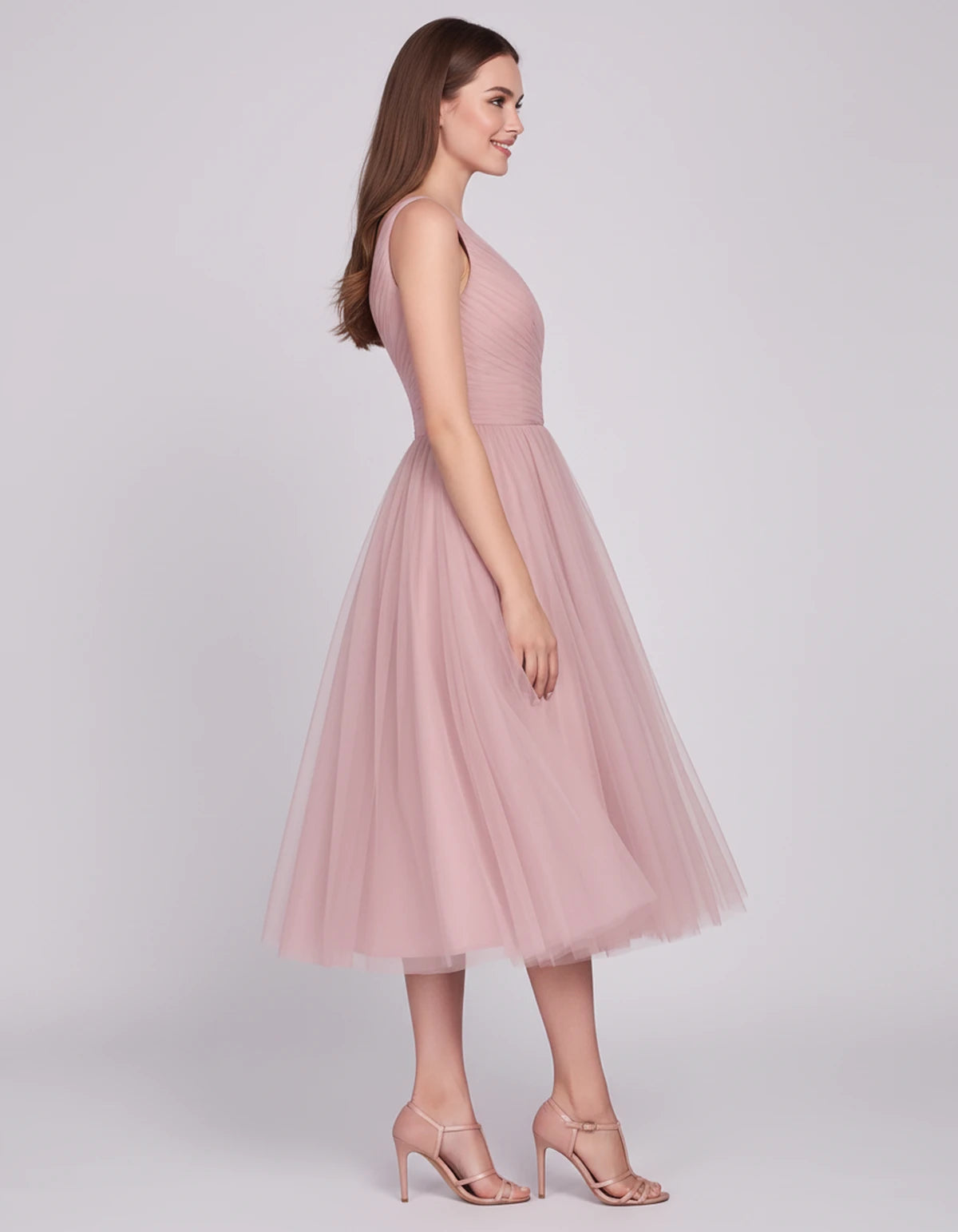 Majorelle Midi Dresses — Pink | SKU: SD-96246-pink-2,SD-96246-pink-4,SD-96246-pink-6,SD-96246-pink-8,SD-96246-pink-10,SD-96246-pink-12,SD-96246-pink-14,SD-96246-pink-16,SD-96246-pink-14 Plus,SD-96246-pink-18 Plus,SD-96246-pink-22 Plus,SD-96246-pink-24W
