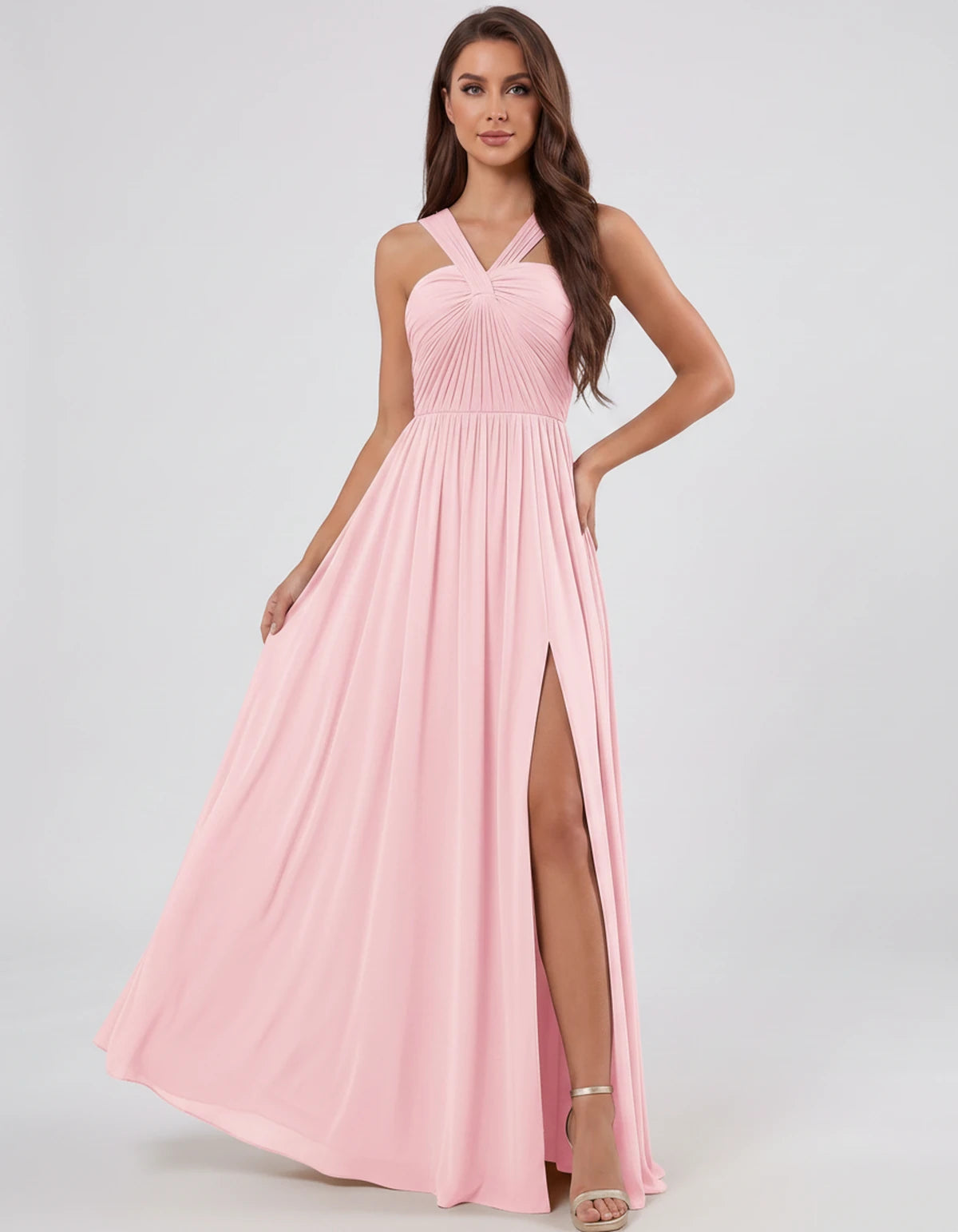 Malvina Maxi Dress — Blush | SKU: SD-82699-blush-2,SD-82699-blush-4,SD-82699-blush-6,SD-82699-blush-8,SD-82699-blush-10,SD-82699-blush-12,SD-82699-blush-14,SD-82699-blush-16,SD-82699-blush-16W,SD-82699-blush-18W,SD-82699-blush-20W,SD-82699-blush-22W