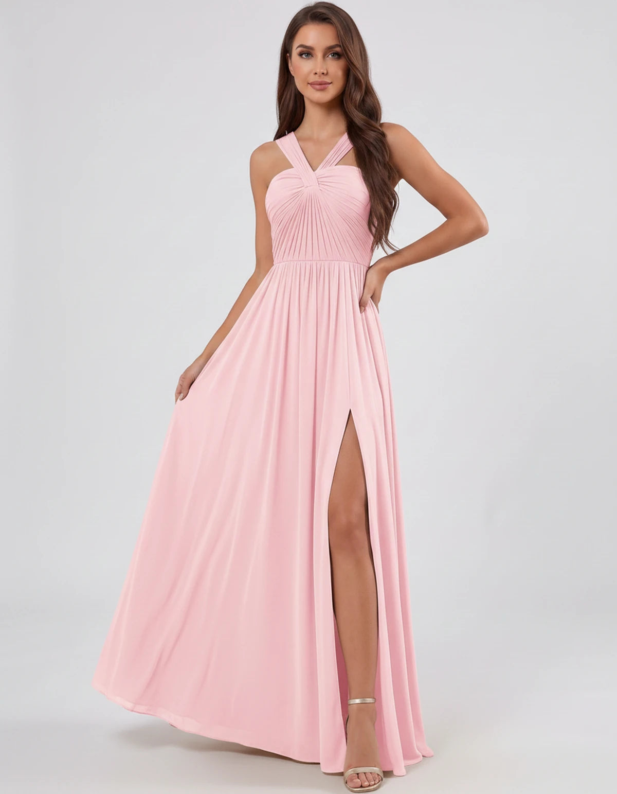 Malvina Maxi Dress — Blush | SKU: SD-82699-blush-2,SD-82699-blush-4,SD-82699-blush-6,SD-82699-blush-8,SD-82699-blush-10,SD-82699-blush-12,SD-82699-blush-14,SD-82699-blush-16,SD-82699-blush-16W,SD-82699-blush-18W,SD-82699-blush-20W,SD-82699-blush-22W