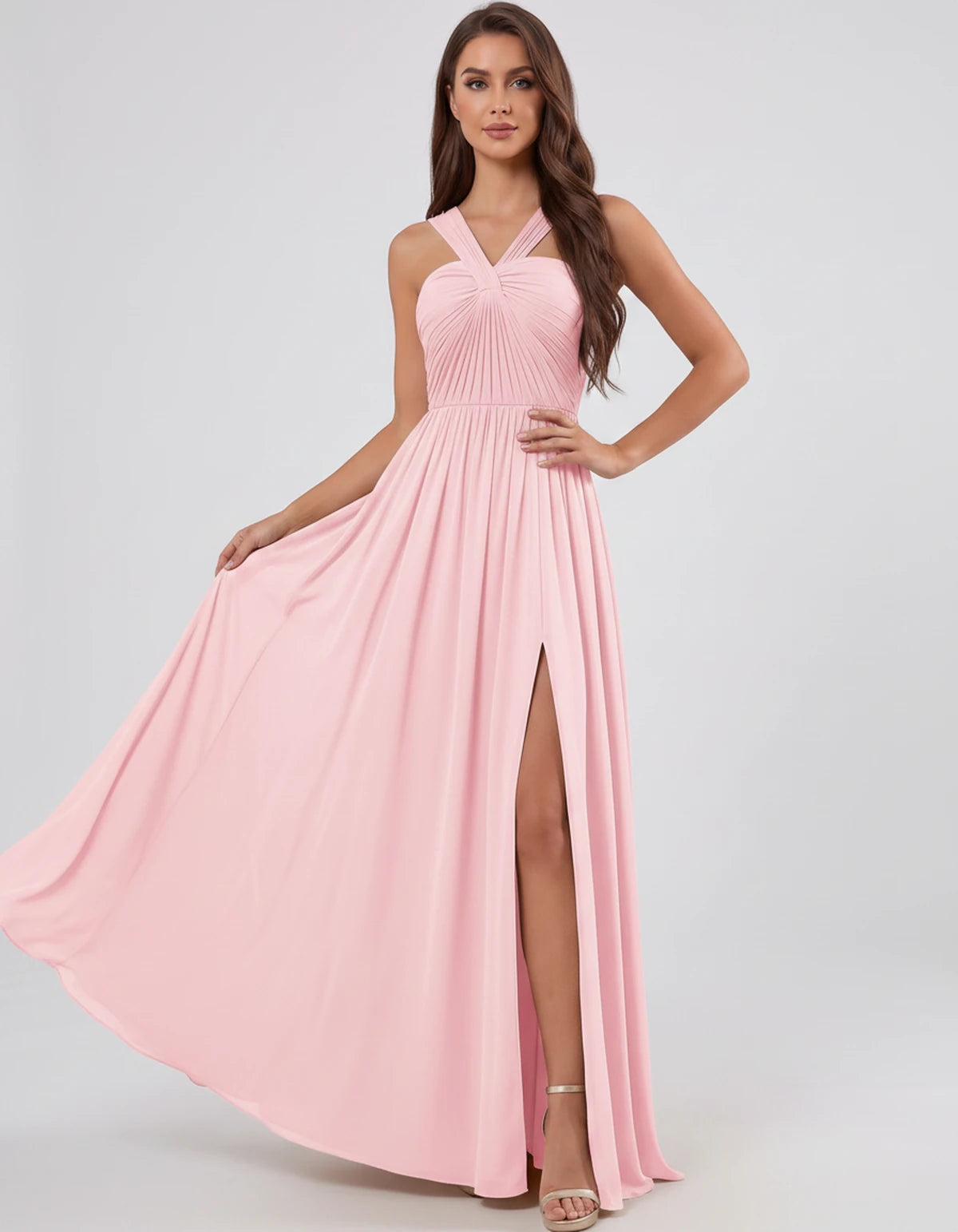 Malvina Maxi Dress — Blush | SKU: SD-82699-blush-2,SD-82699-blush-4,SD-82699-blush-6,SD-82699-blush-8,SD-82699-blush-10,SD-82699-blush-12,SD-82699-blush-14,SD-82699-blush-16,SD-82699-blush-16W,SD-82699-blush-18W,SD-82699-blush-20W,SD-82699-blush-22W