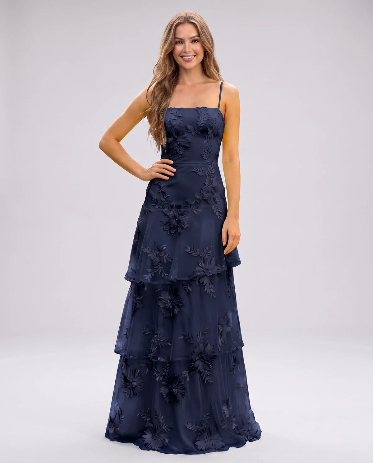 Manon Maxi Dress — Navy