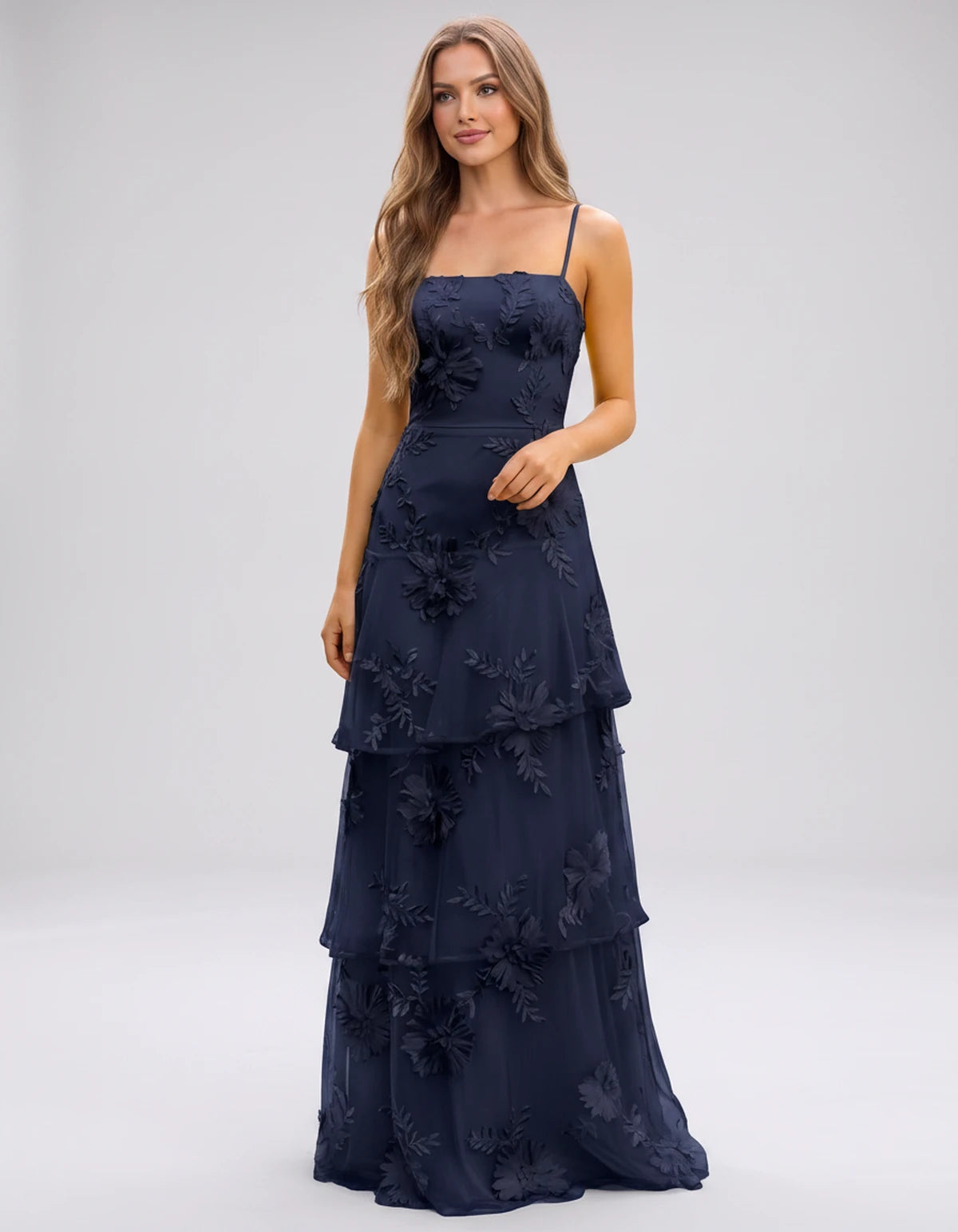 Manon Maxi Dress — Navy | SKU: SD-88242-navy-2,SD-88242-navy-4,SD-88242-navy-6,SD-88242-navy-8,SD-88242-navy-10,SD-88242-navy-12,SD-88242-navy-14,SD-88242-navy-16,SD-88242-navy-16W,SD-88242-navy-18W,SD-88242-navy-20W,SD-88242-navy-22W