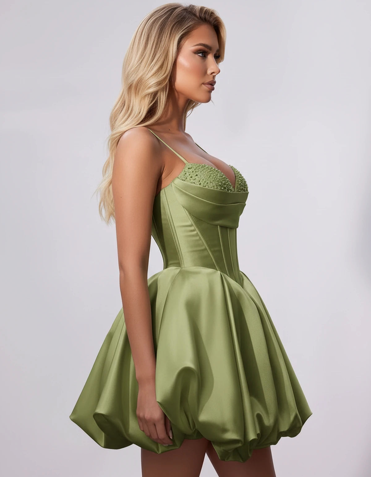 Marceline Mini Dress — Dusty Sage | SKU: SD-50451-dustysage-2,SD-50451-dustysage-4,SD-50451-dustysage-6,SD-50451-dustysage-8,SD-50451-dustysage-10,SD-50451-dustysage-12,SD-50451-dustysage-14,SD-50451-dustysage-16,SD-50451-dustysage-16W,SD-50451-dustysage-18W,SD-50451-dustysage-20W,SD-50451-dustysage-22W
