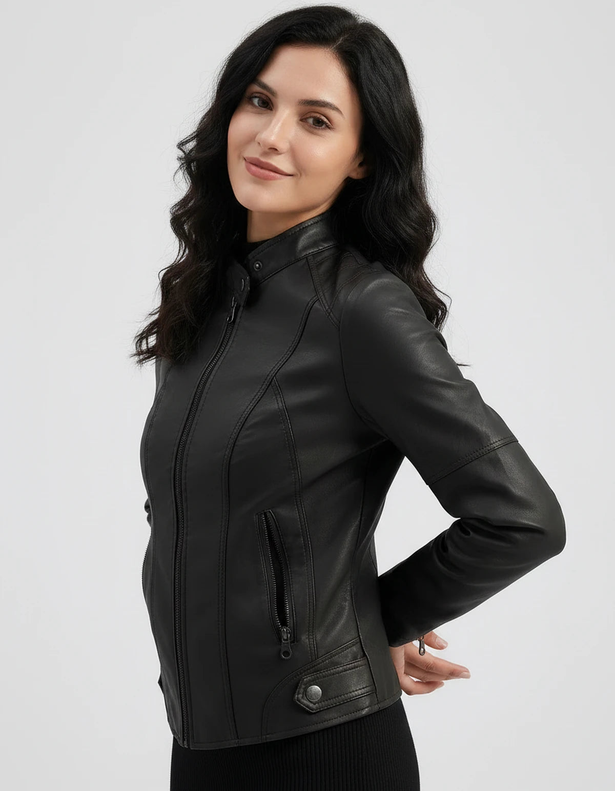 Marcelline Coat — Black | SKU: SD-83774-black-XS,SD-83774-black-S,SD-83774-black-M,SD-83774-black-L,SD-83774-black-XL,SD-83774-black-2XL