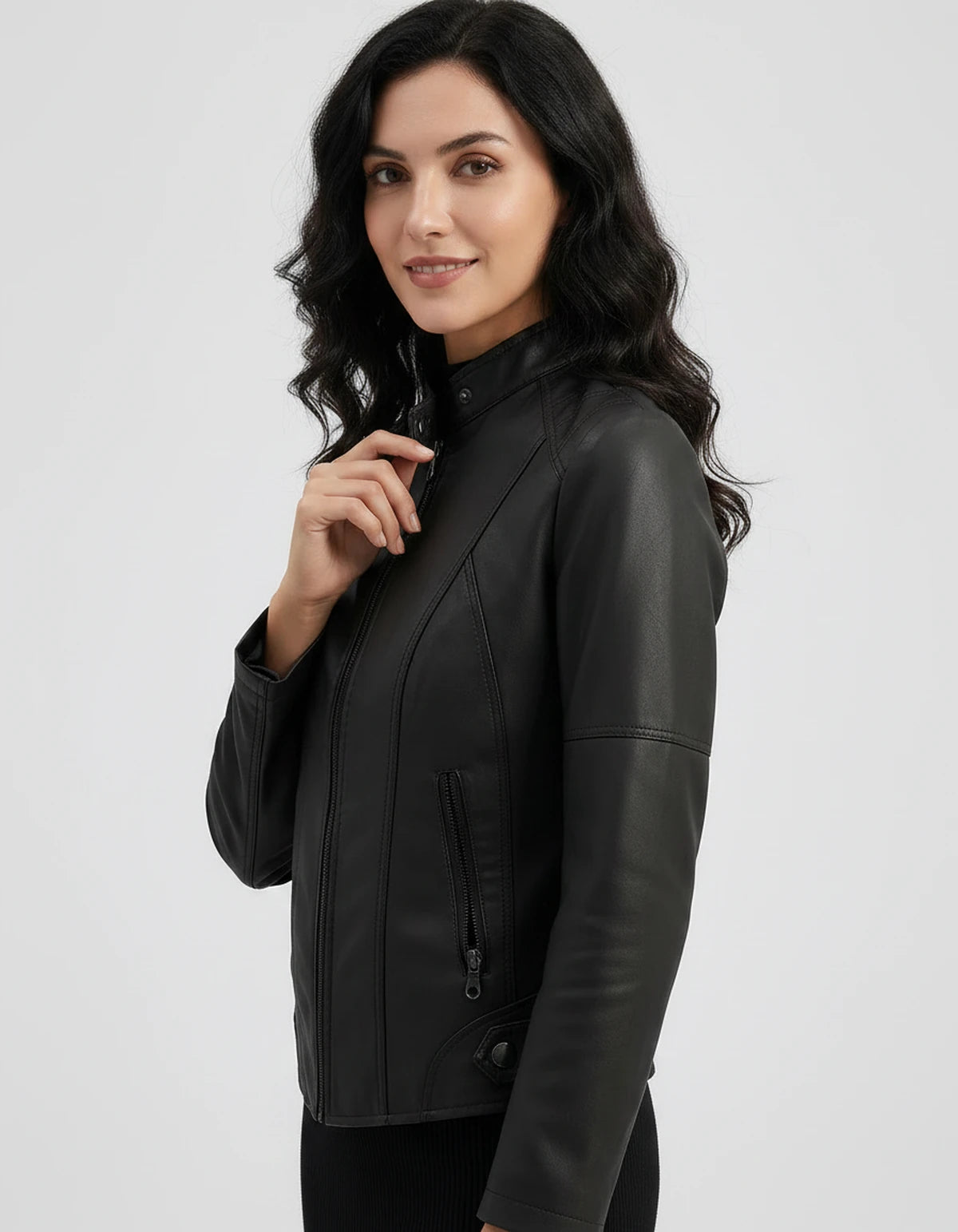 Marcelline Coat — Black | SKU: SD-83774-black-XS,SD-83774-black-S,SD-83774-black-M,SD-83774-black-L,SD-83774-black-XL,SD-83774-black-2XL