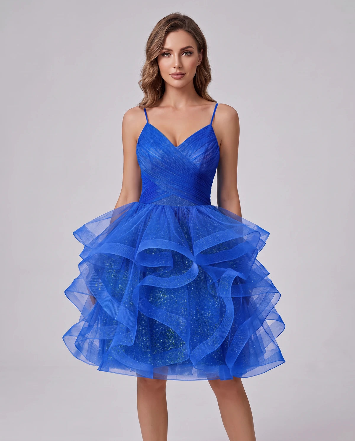 Mariposa Mini Dress — Blue