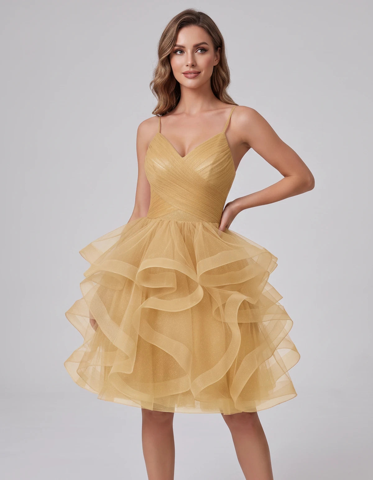 Mariposa Mini Dress — Gold | SKU: SD-76342-gold-2,SD-76342-gold-4,SD-76342-gold-6,SD-76342-gold-8,SD-76342-gold-10,SD-76342-gold-12,SD-76342-gold-14,SD-76342-gold-14W,SD-76342-gold-16,SD-76342-gold-16W,SD-76342-gold-18W,SD-76342-gold-20W