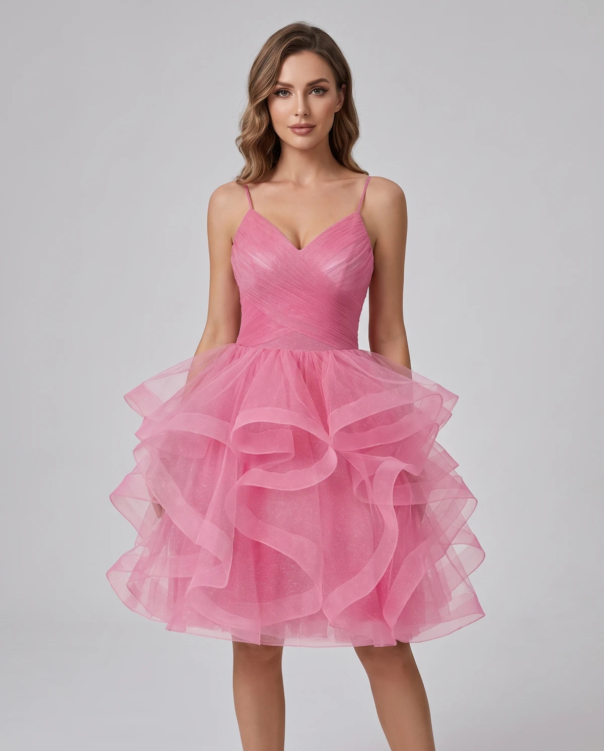 Mariposa Mini Dress — Hot Pink