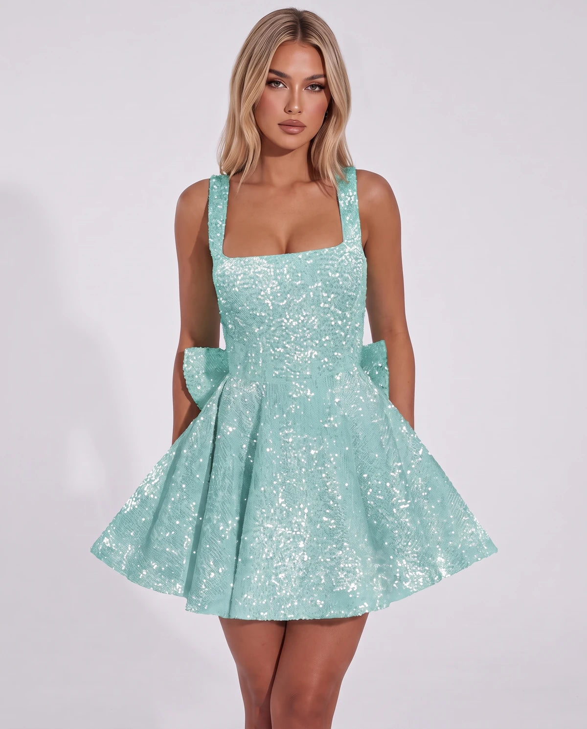 Marlowe Mini Dress — Mint