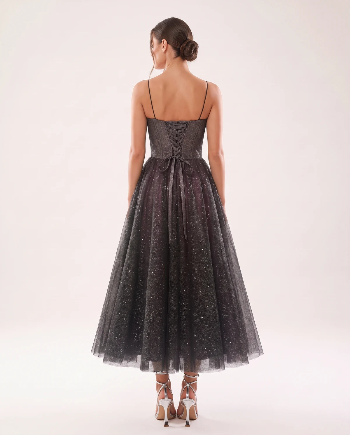 Marsanne Midi Dresses — Black | SKU: SD-90818-black-2,SD-90818-black-4,SD-90818-black-6,SD-90818-black-8,SD-90818-black-10,SD-90818-black-12,SD-90818-black-14,SD-90818-black-16,SD-90818-black-16W,SD-90818-black-18W,SD-90818-black-20W,SD-90818-black-22W