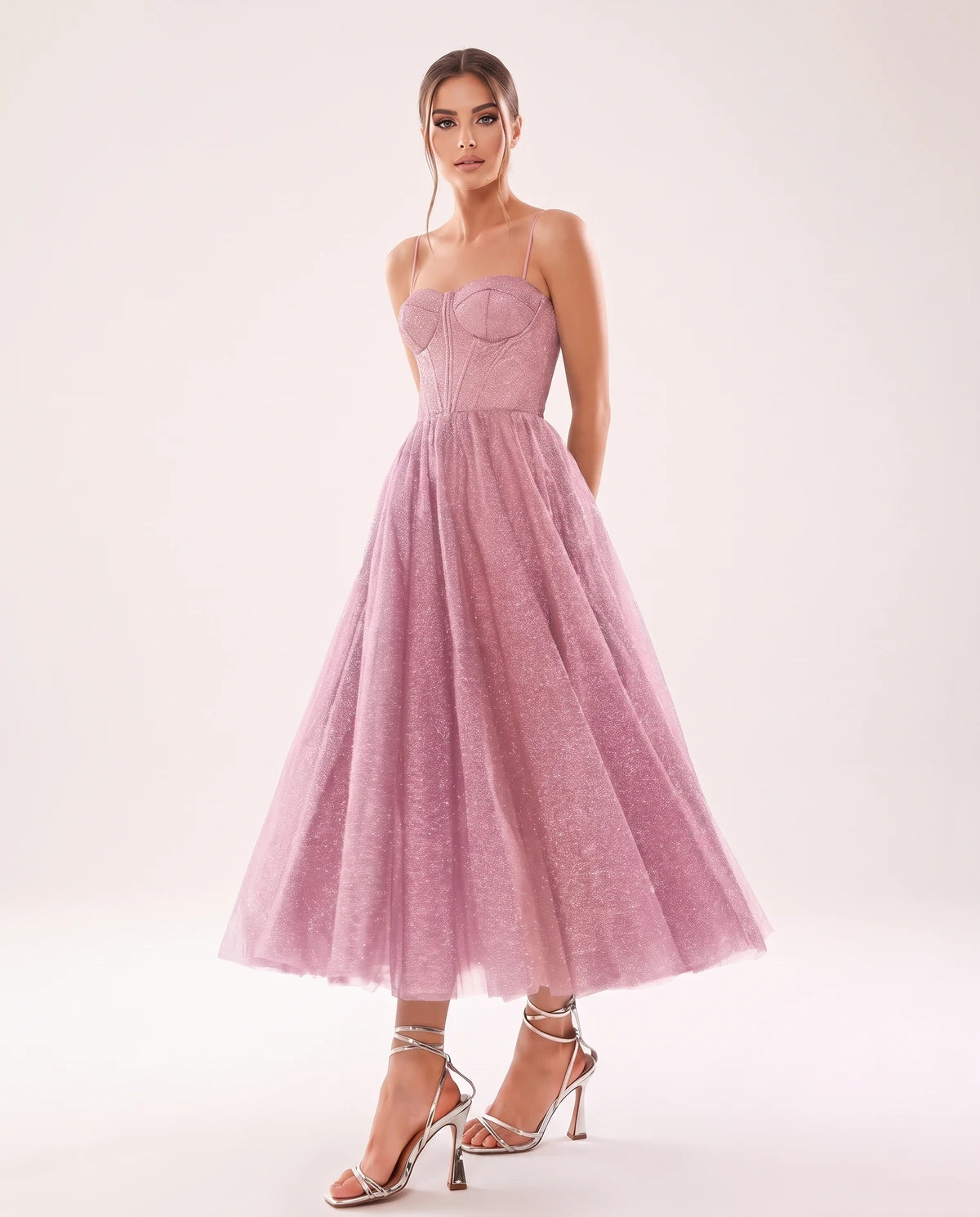 Marsanne Midi Dresses — Pink
