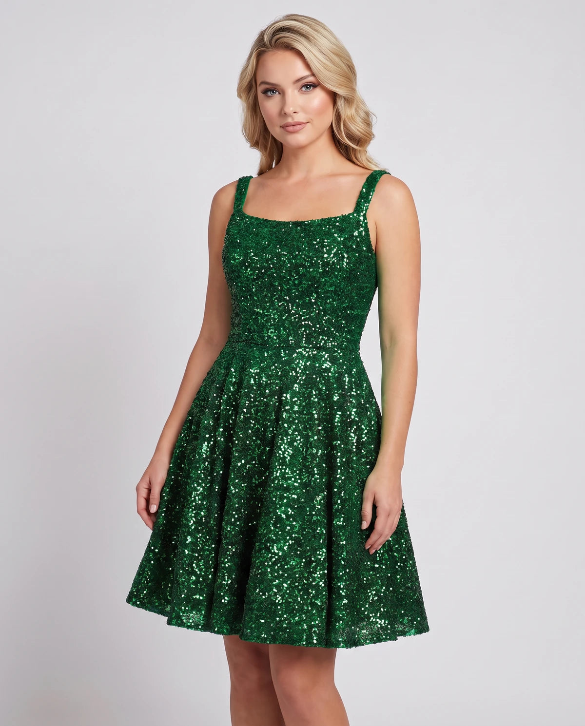 Mathilde Mini Dress — Green