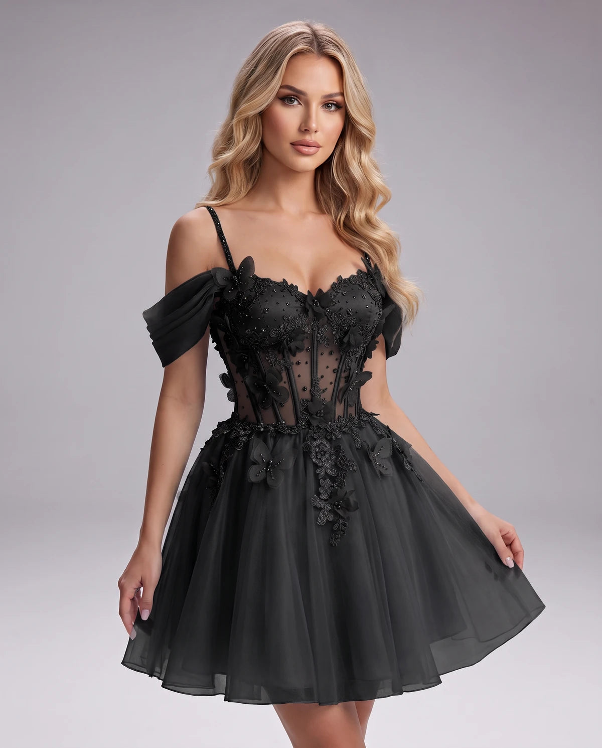 Mayfair Maxi Dress — Black