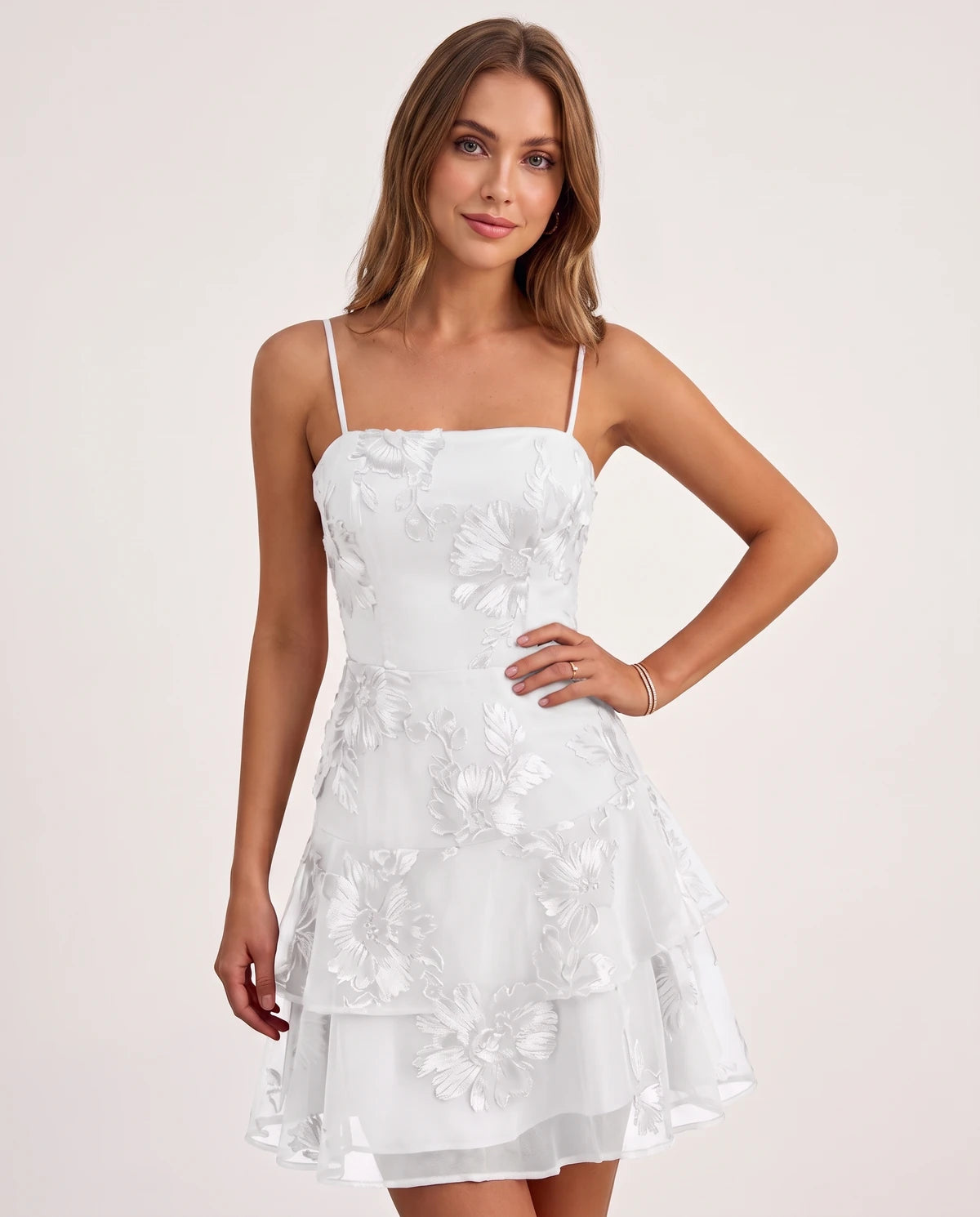Maylis Mini Dress — White