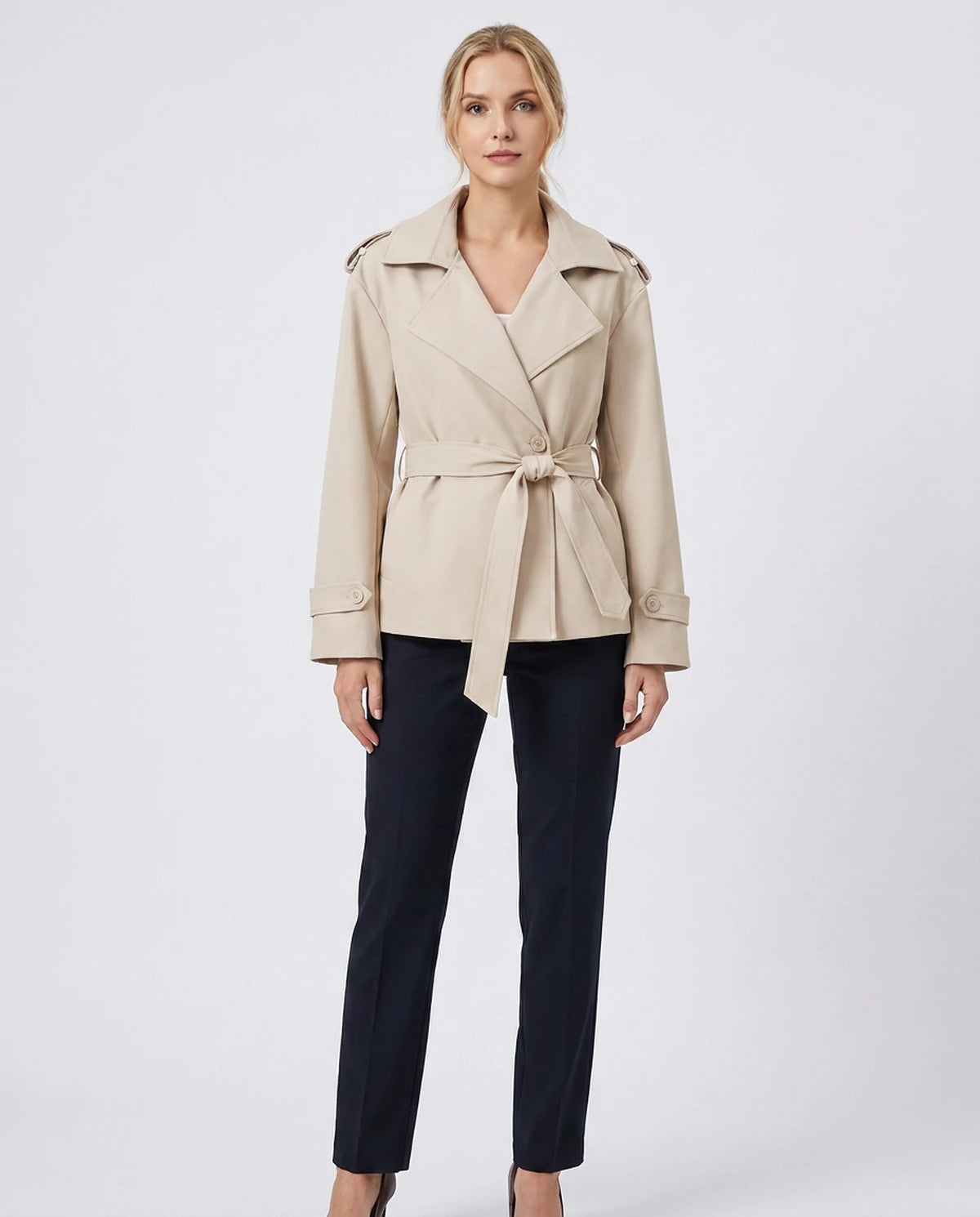 Melisande Coat — Apricot