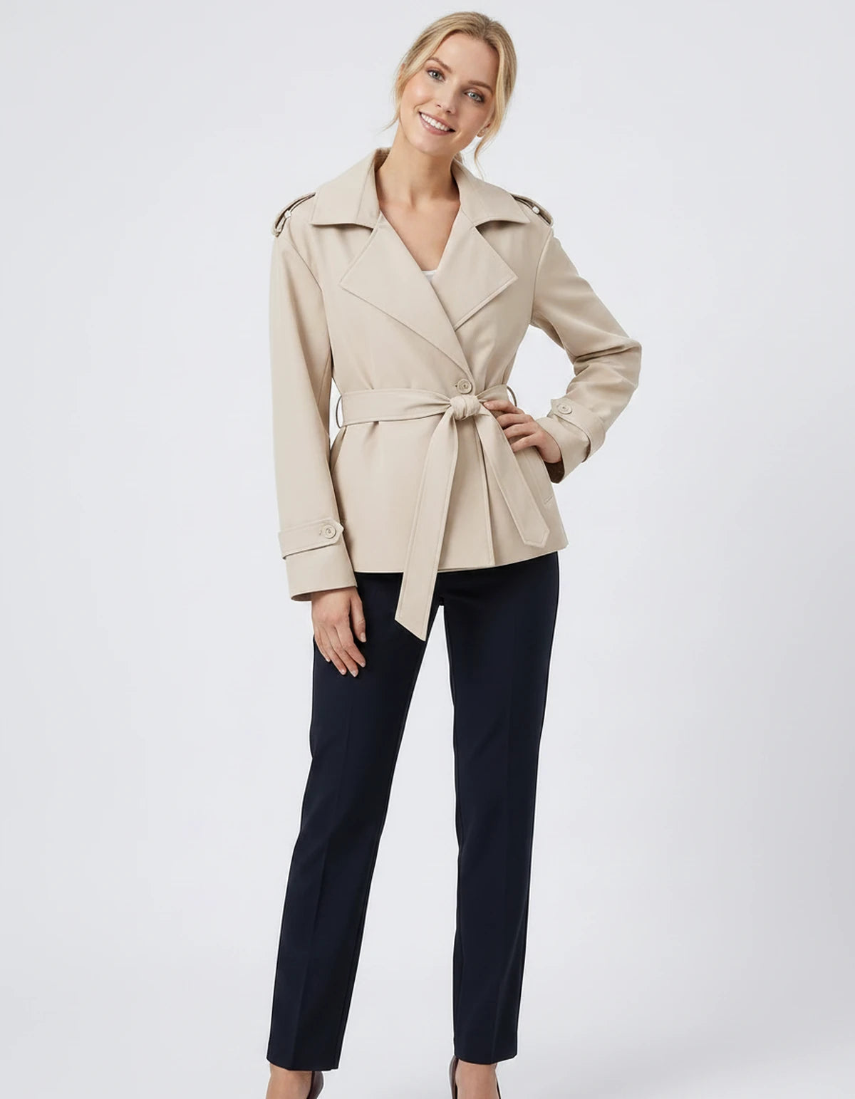 Melisande Coat — Apricot | SKU: SD-77883-apricot-XS,SD-77883-apricot-S,SD-77883-apricot-M,SD-77883-apricot-L,SD-77883-apricot-XL