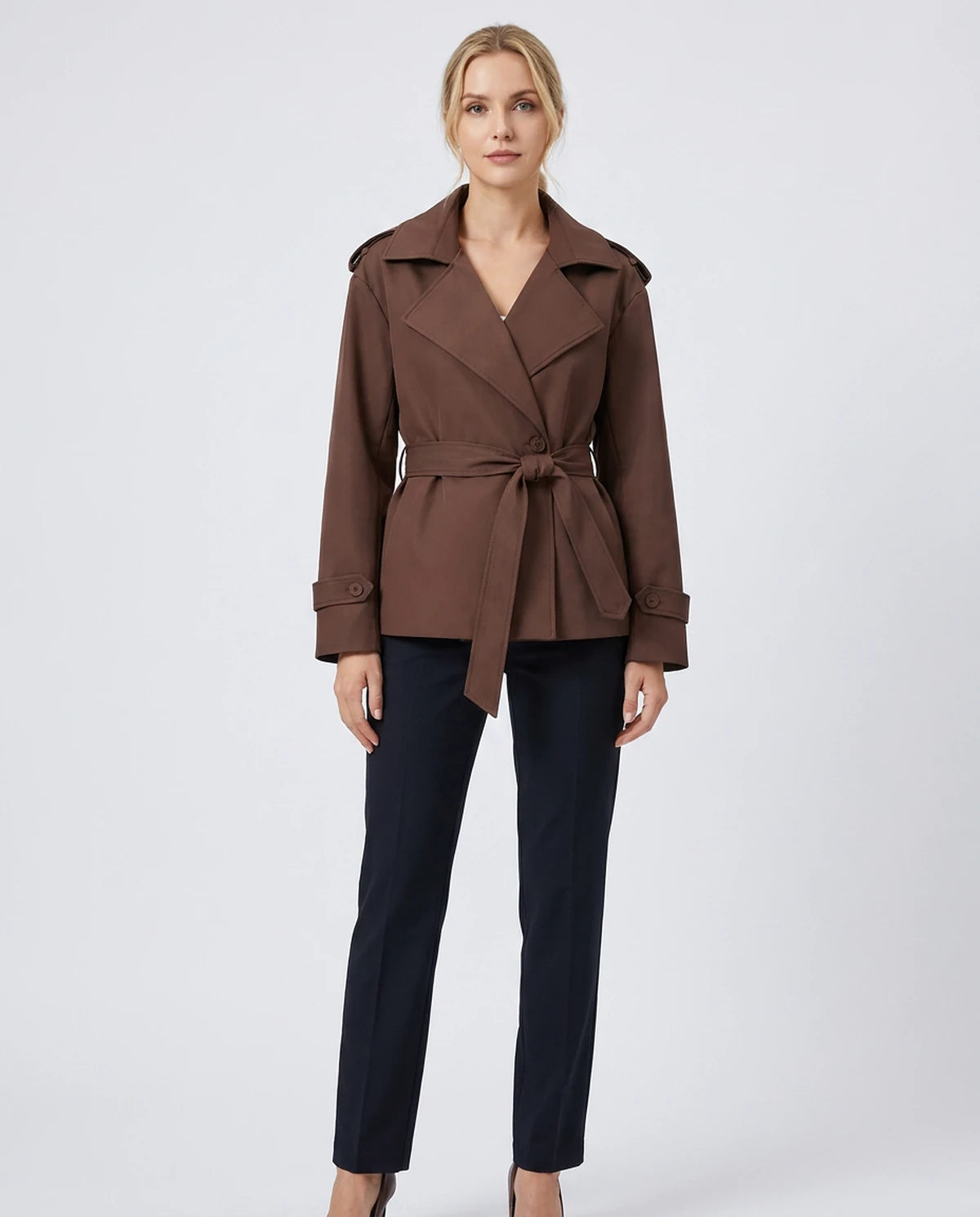 Melisande Coat — Light Brown