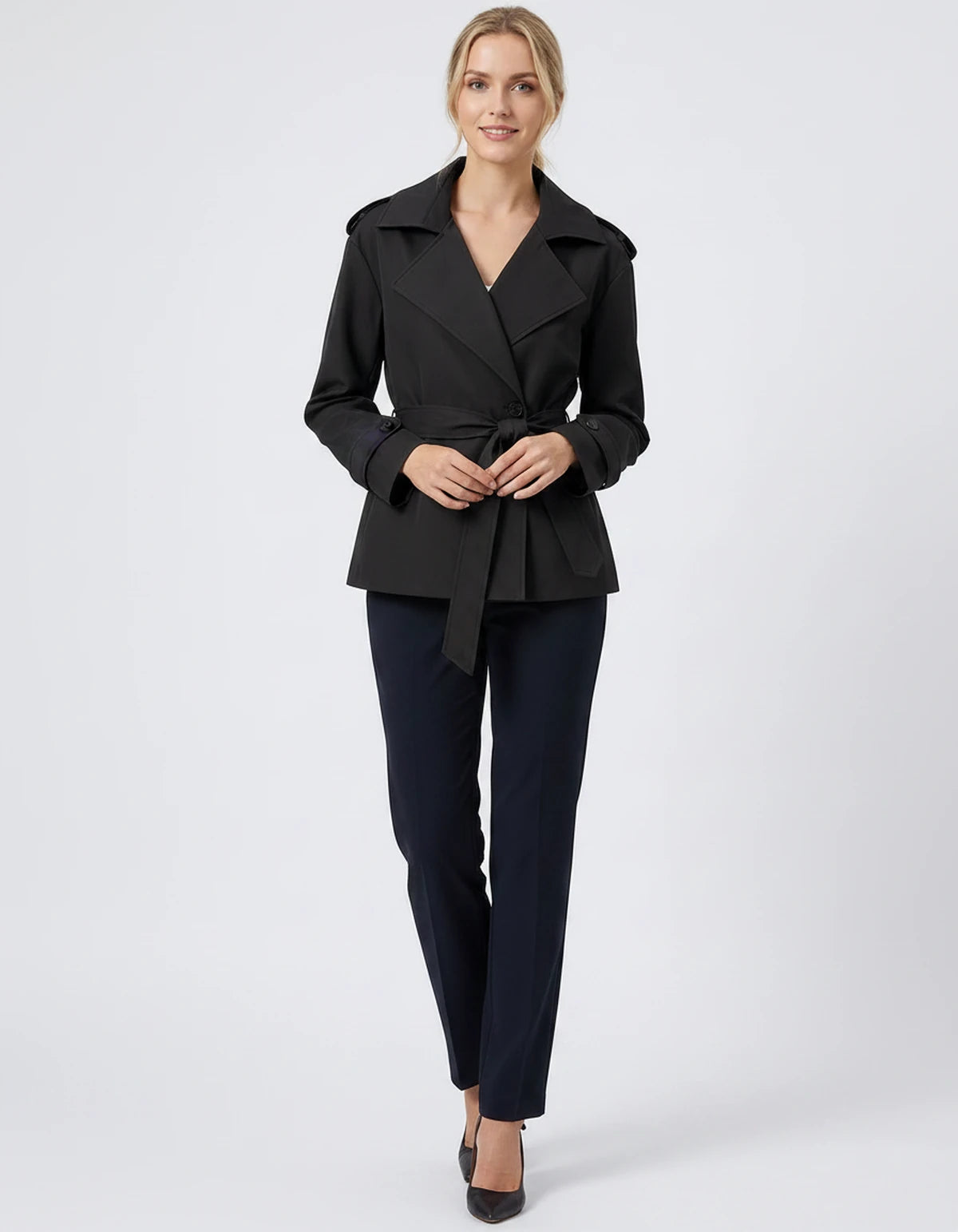 Melisande Coat — Short Black