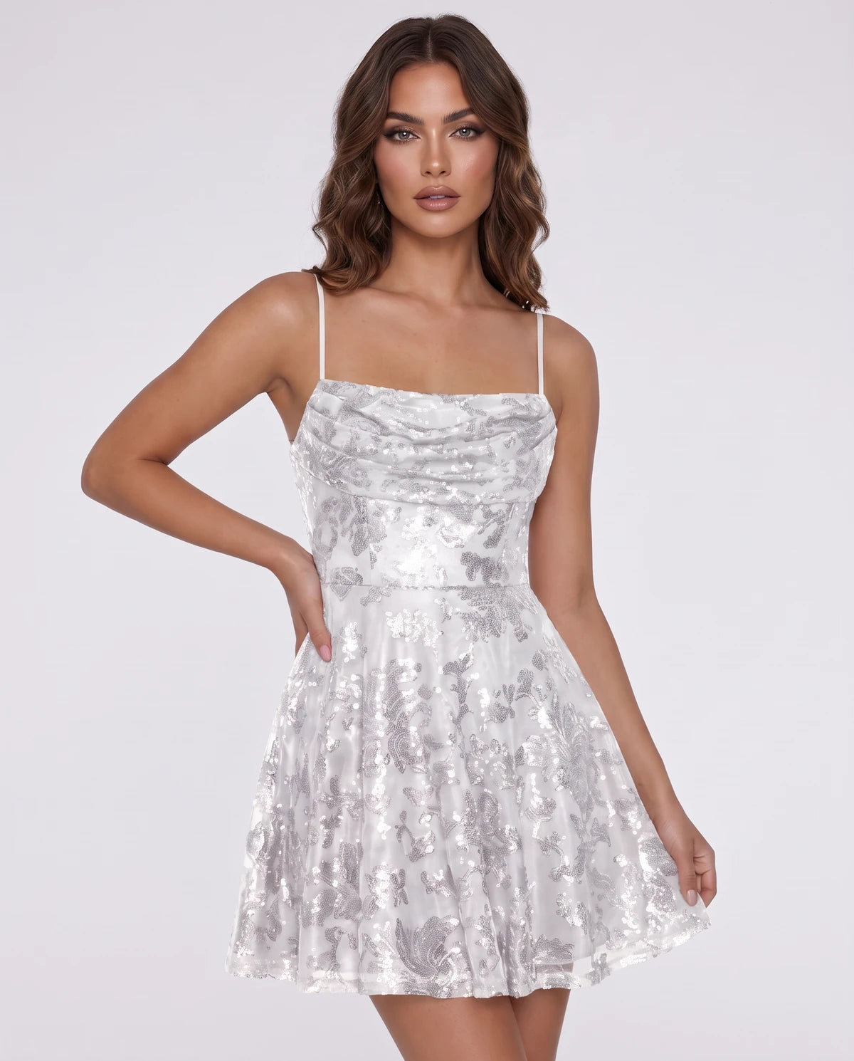 Melodie Mini Dress — White