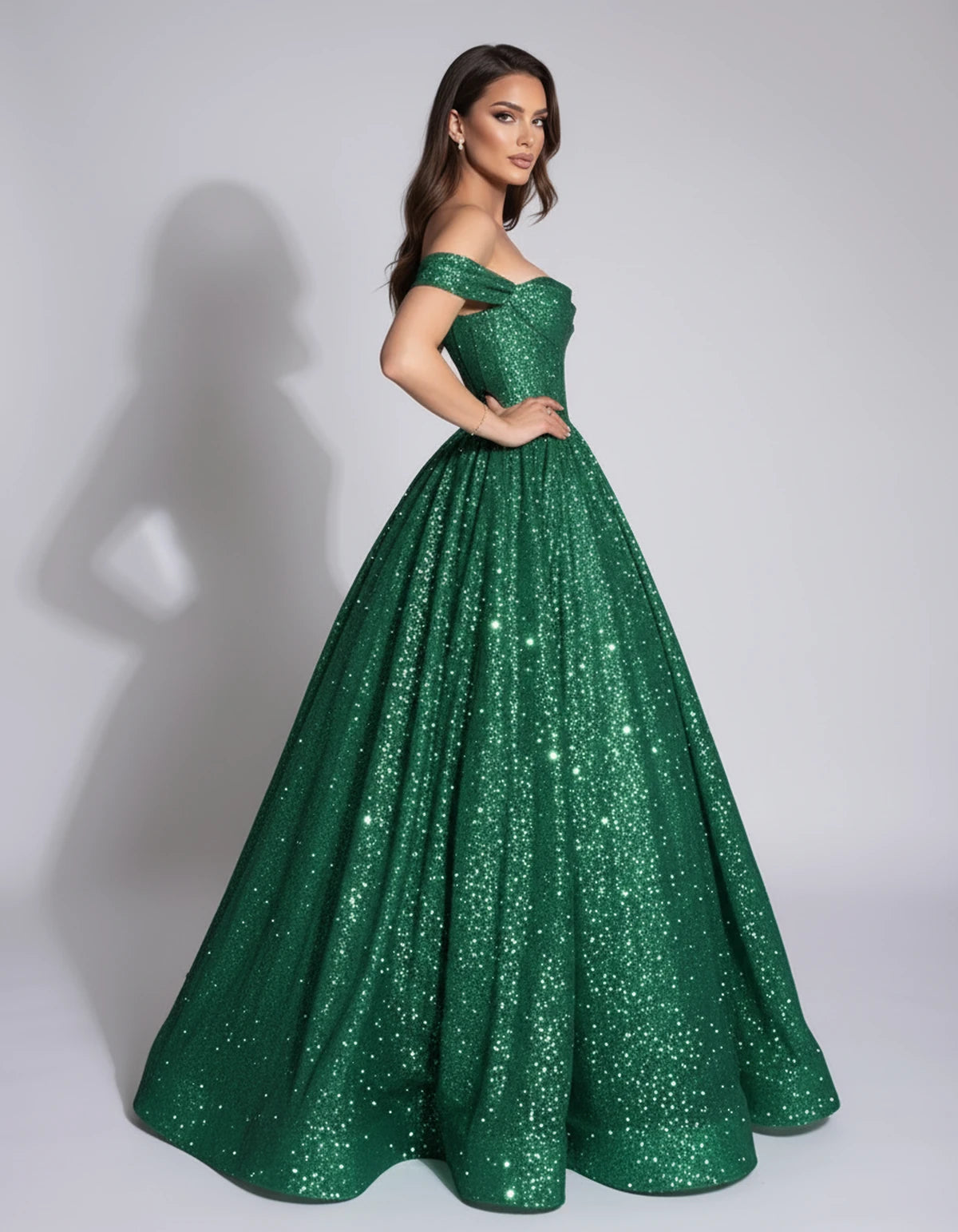 Michaela Maxi Dress — Dark Green | SKU: SD-02968-darkgreen-2,SD-02968-darkgreen-4,SD-02968-darkgreen-6,SD-02968-darkgreen-8,SD-02968-darkgreen-10,SD-02968-darkgreen-12,SD-02968-darkgreen-14,SD-02968-darkgreen-16,SD-02968-darkgreen-16W,SD-02968-darkgreen-18W,SD-02968-darkgreen-20W,SD-02968-darkgreen-22W