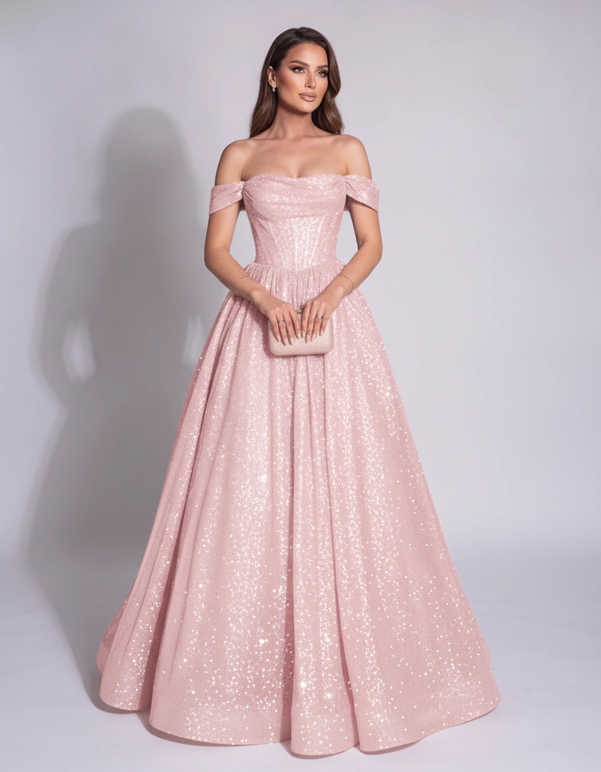 Michaela Maxi Dress — Pink | SKU: SD-02968-pink-2,SD-02968-pink-4,SD-02968-pink-6,SD-02968-pink-8,SD-02968-pink-10,SD-02968-pink-12,SD-02968-pink-14,SD-02968-pink-16,SD-02968-pink-16W,SD-02968-pink-18W,SD-02968-pink-20W,SD-02968-pink-22W