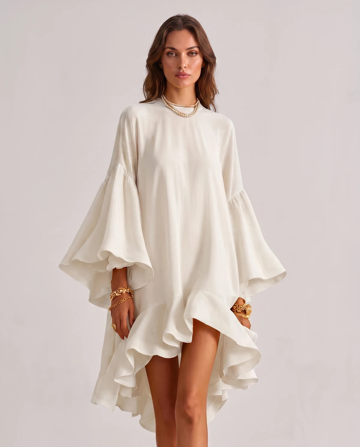 Mirielle Midi Dresses — White