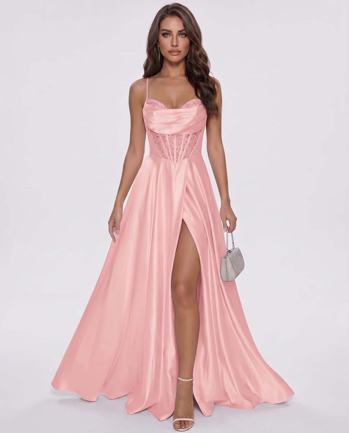 Modena Maxi Dress — Pink