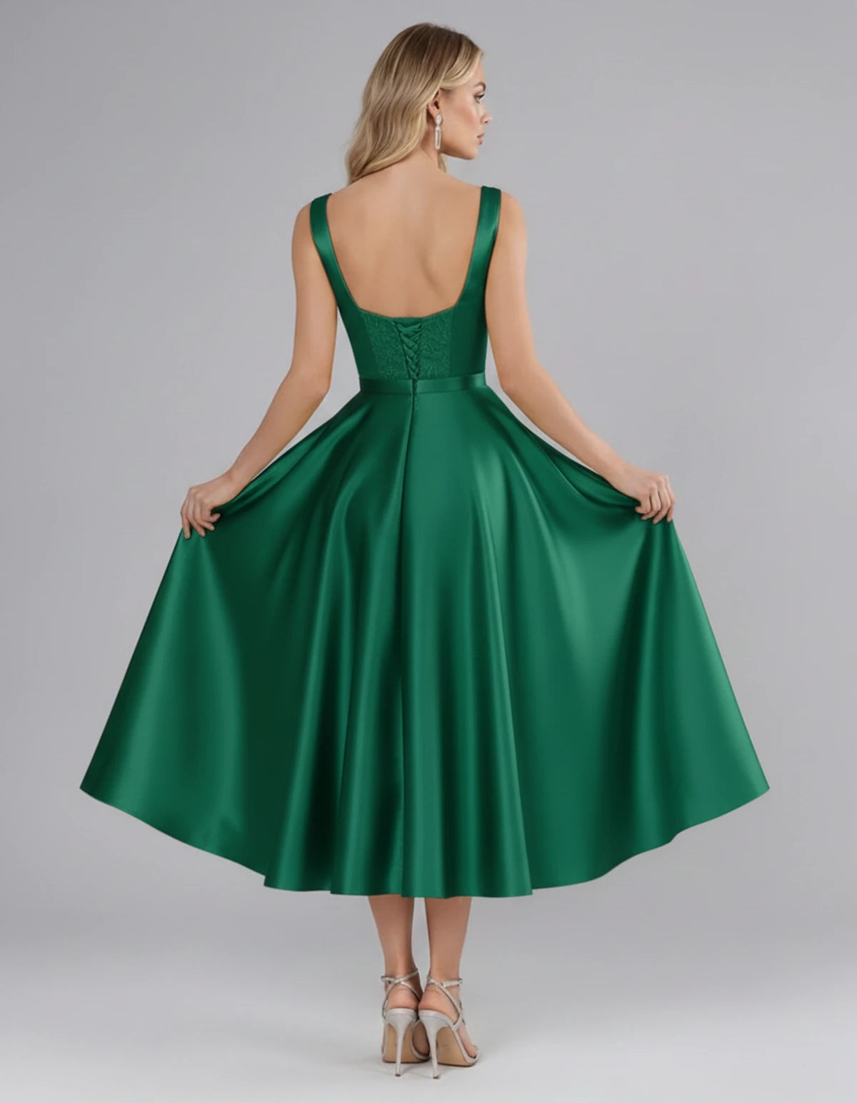 Montaigne Midi Dresses — Emerald Green | SKU: SD-07068-emeraldgreen-2,SD-07068-emeraldgreen-4,SD-07068-emeraldgreen-6,SD-07068-emeraldgreen-8,SD-07068-emeraldgreen-10,SD-07068-emeraldgreen-12,SD-07068-emeraldgreen-14,SD-07068-emeraldgreen-16,SD-07068-emeraldgreen-16W,SD-07068-emeraldgreen-18W