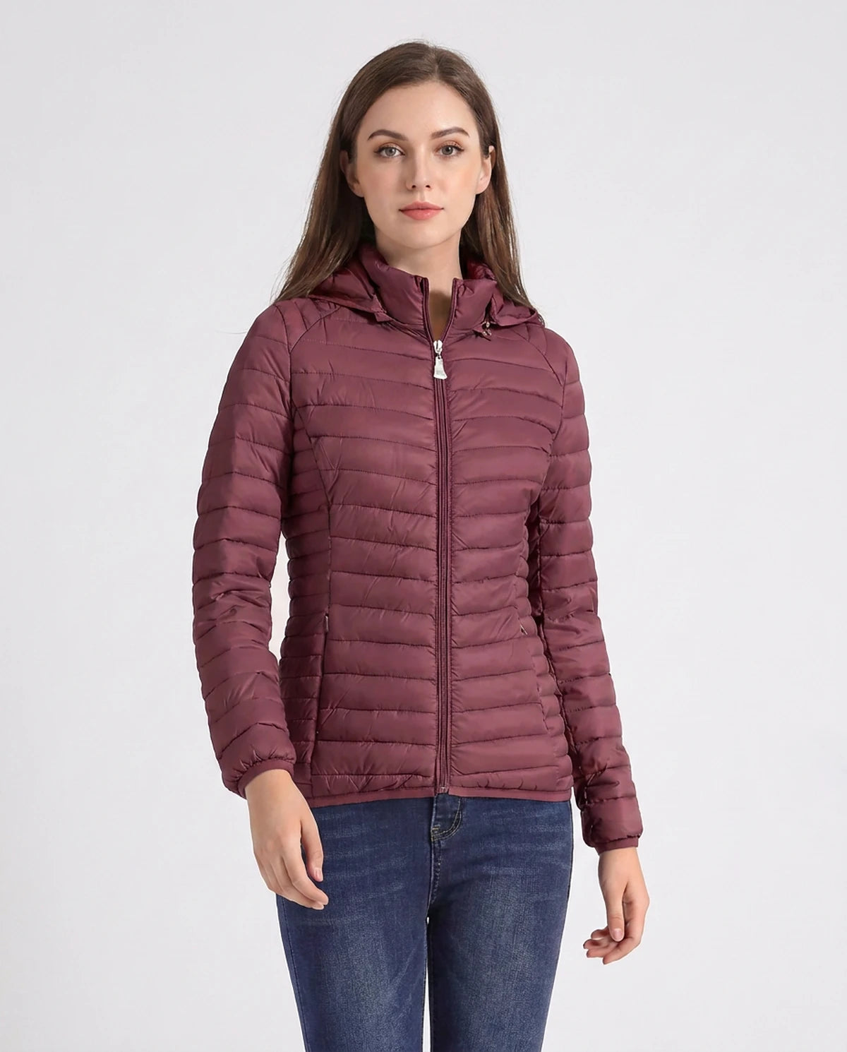 Myrtille Coat — Burgundy