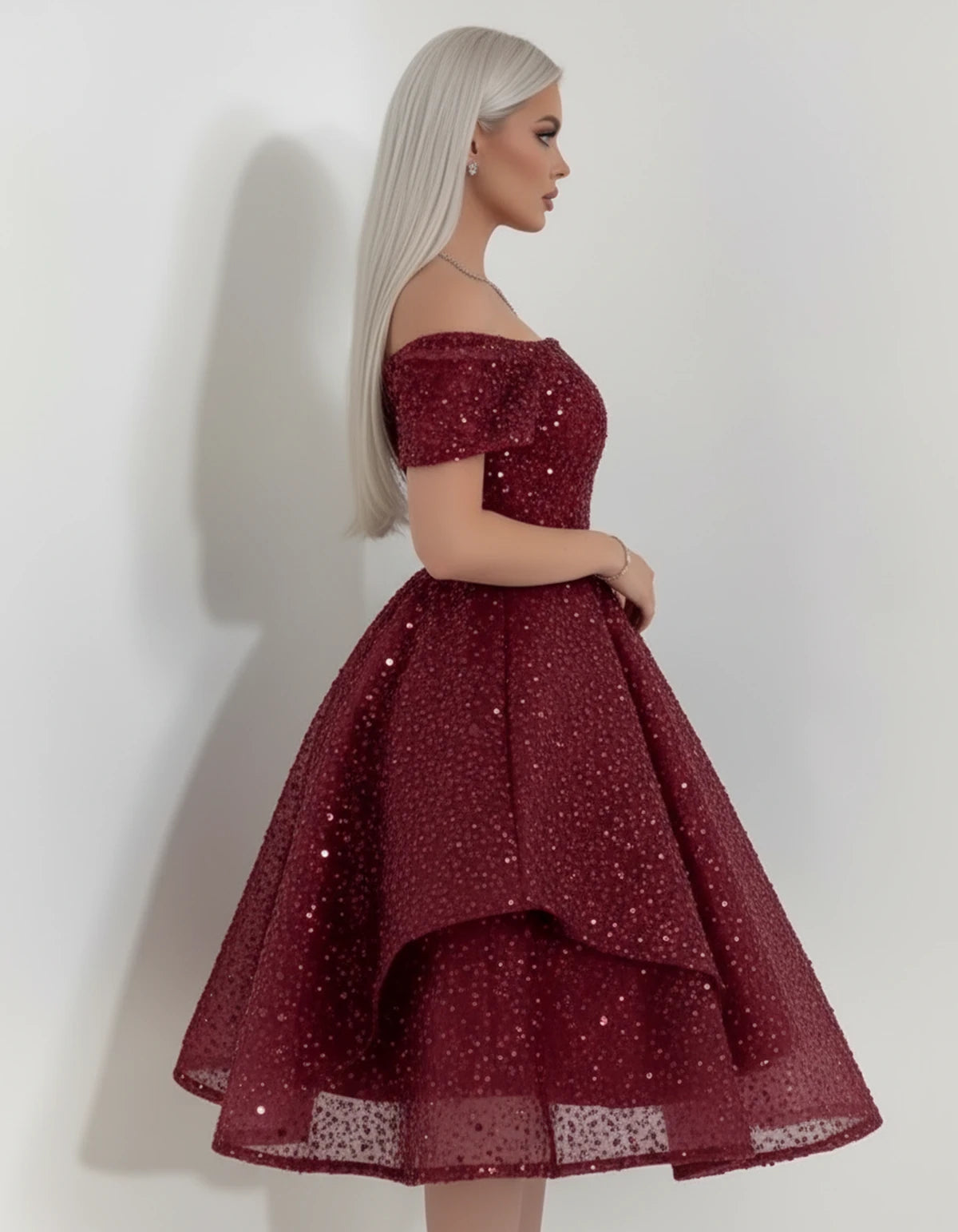 Nacrelle Mini Dress — Red | SKU: SD-11108-red-2,SD-11108-red-4,SD-11108-red-6,SD-11108-red-8,SD-11108-red-10,SD-11108-red-12,SD-11108-red-14,SD-11108-red-16,SD-11108-red-16W,SD-11108-red-18W,SD-11108-red-20W,SD-11108-red-22W