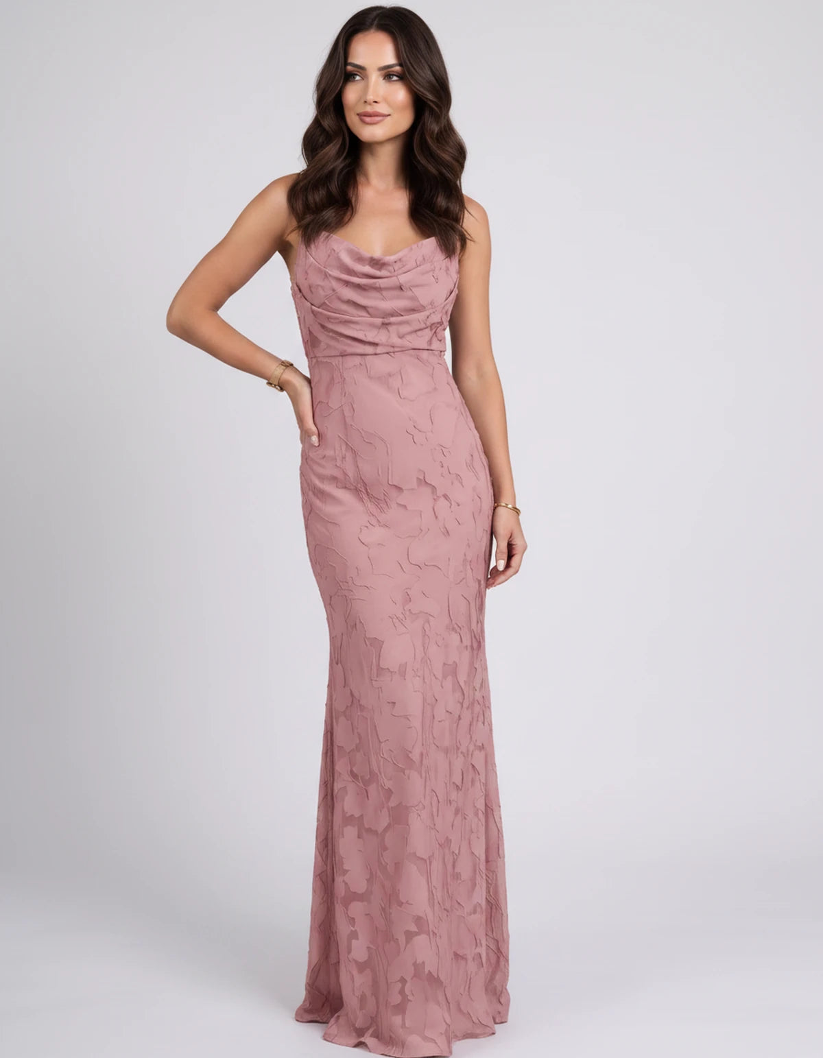 Naledi Maxi Dress — Dusty Rose | SKU: SD-17785-dustyrose-2,SD-17785-dustyrose-4,SD-17785-dustyrose-6,SD-17785-dustyrose-8,SD-17785-dustyrose-10,SD-17785-dustyrose-12,SD-17785-dustyrose-14,SD-17785-dustyrose-16,SD-17785-dustyrose-16W,SD-17785-dustyrose-18W,SD-17785-dustyrose-20W,SD-17785-dustyrose-22W