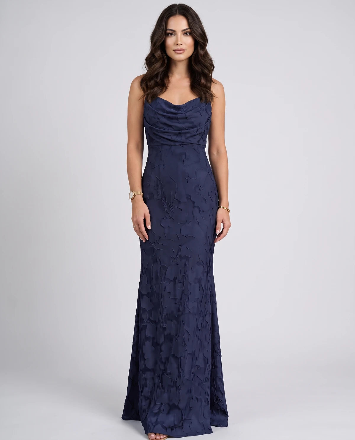 Naledi Maxi Dress — Navy