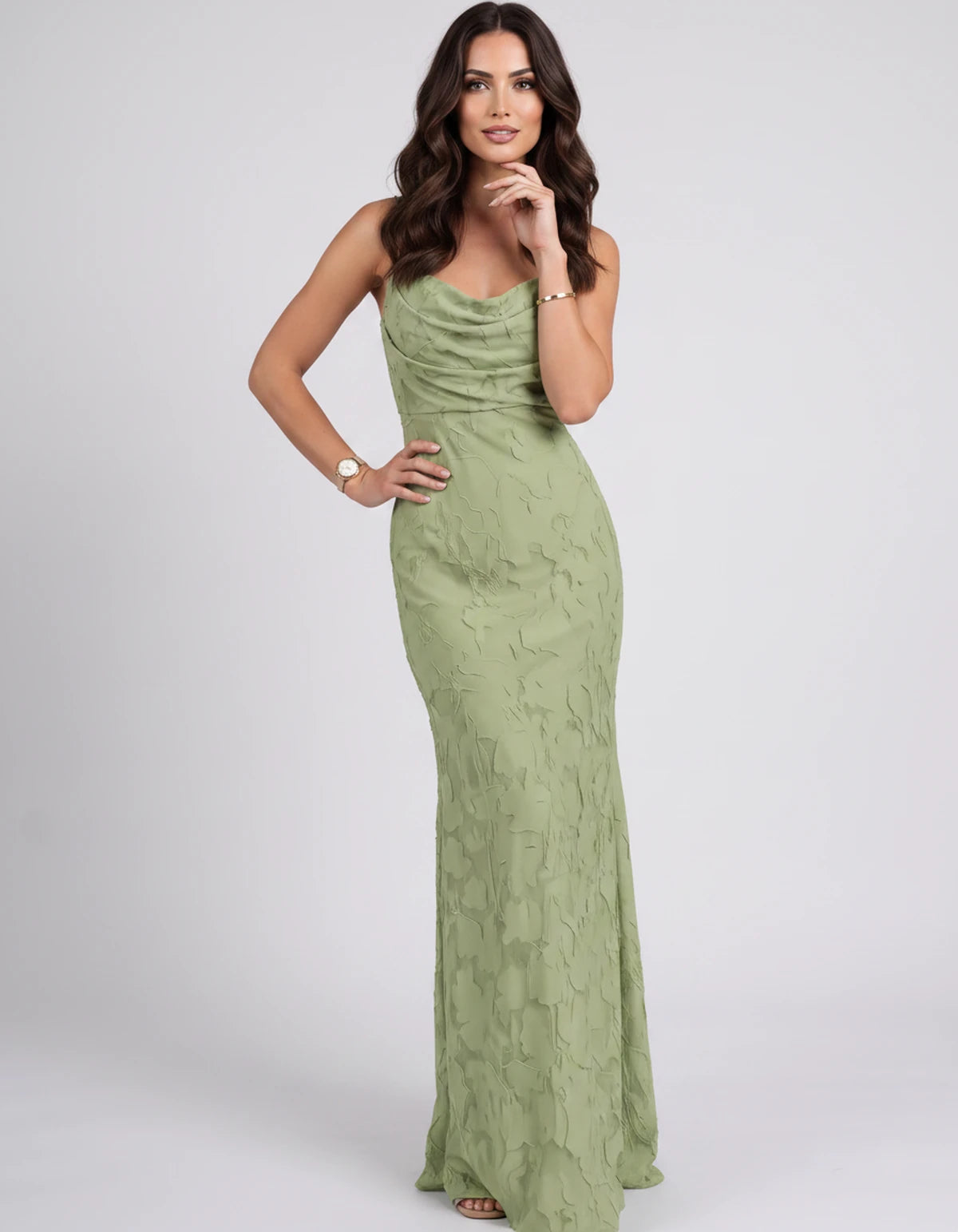 Naledi Maxi Dress — Sage Green | SKU: SD-17785-sagegreen-2,SD-17785-sagegreen-4,SD-17785-sagegreen-6,SD-17785-sagegreen-8,SD-17785-sagegreen-10,SD-17785-sagegreen-12,SD-17785-sagegreen-14,SD-17785-sagegreen-16,SD-17785-sagegreen-16W,SD-17785-sagegreen-18W,SD-17785-sagegreen-20W,SD-17785-sagegreen-22W